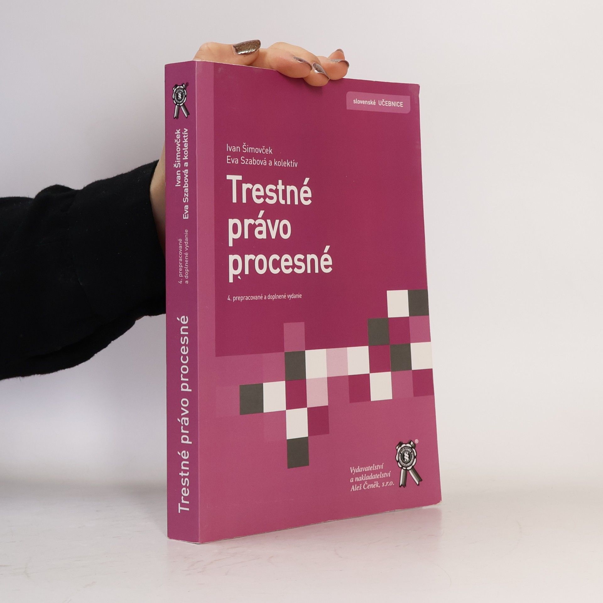 Ivan Šimovček Trestné právo procesné