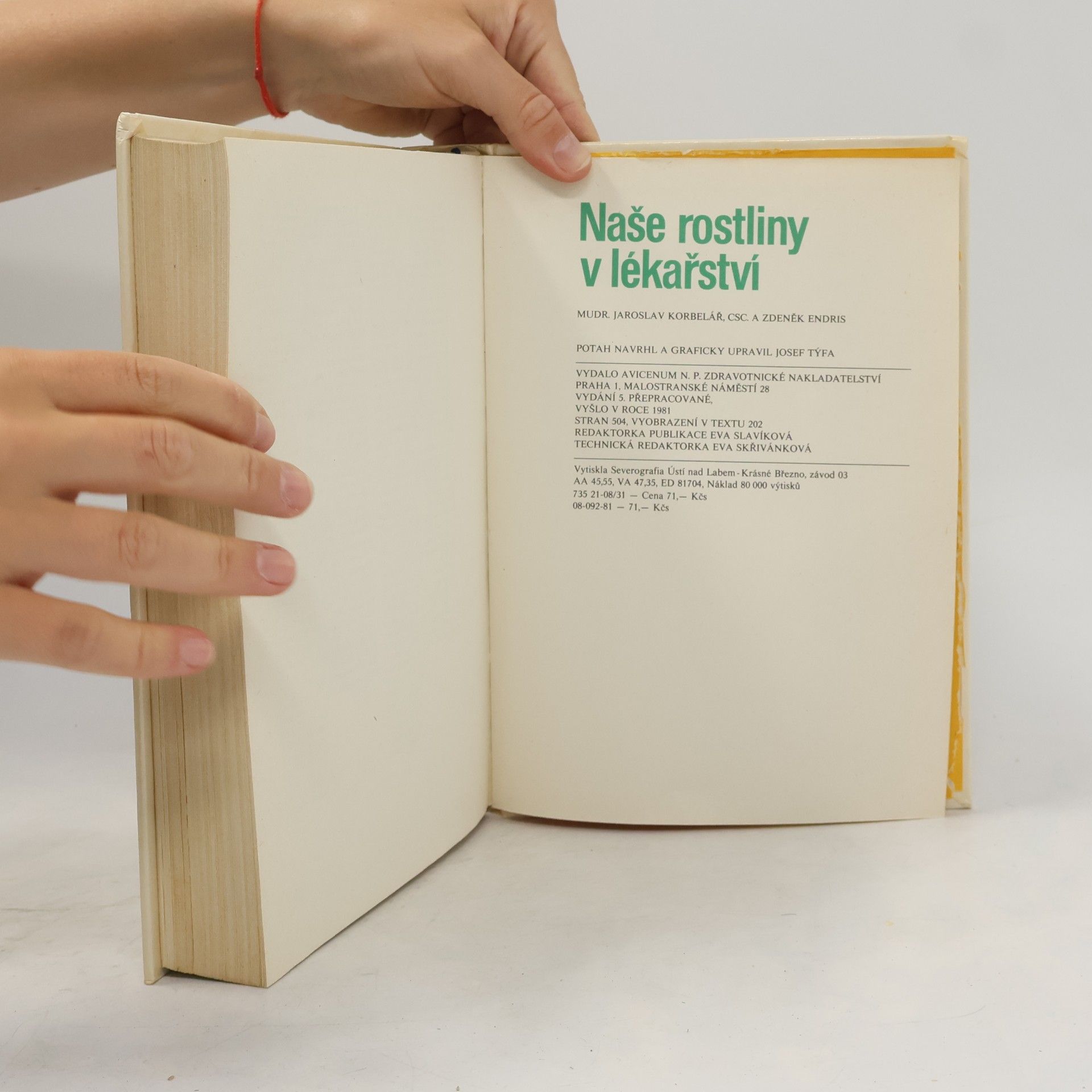 Jaroslav Korbelář Naše rostliny v lékařství