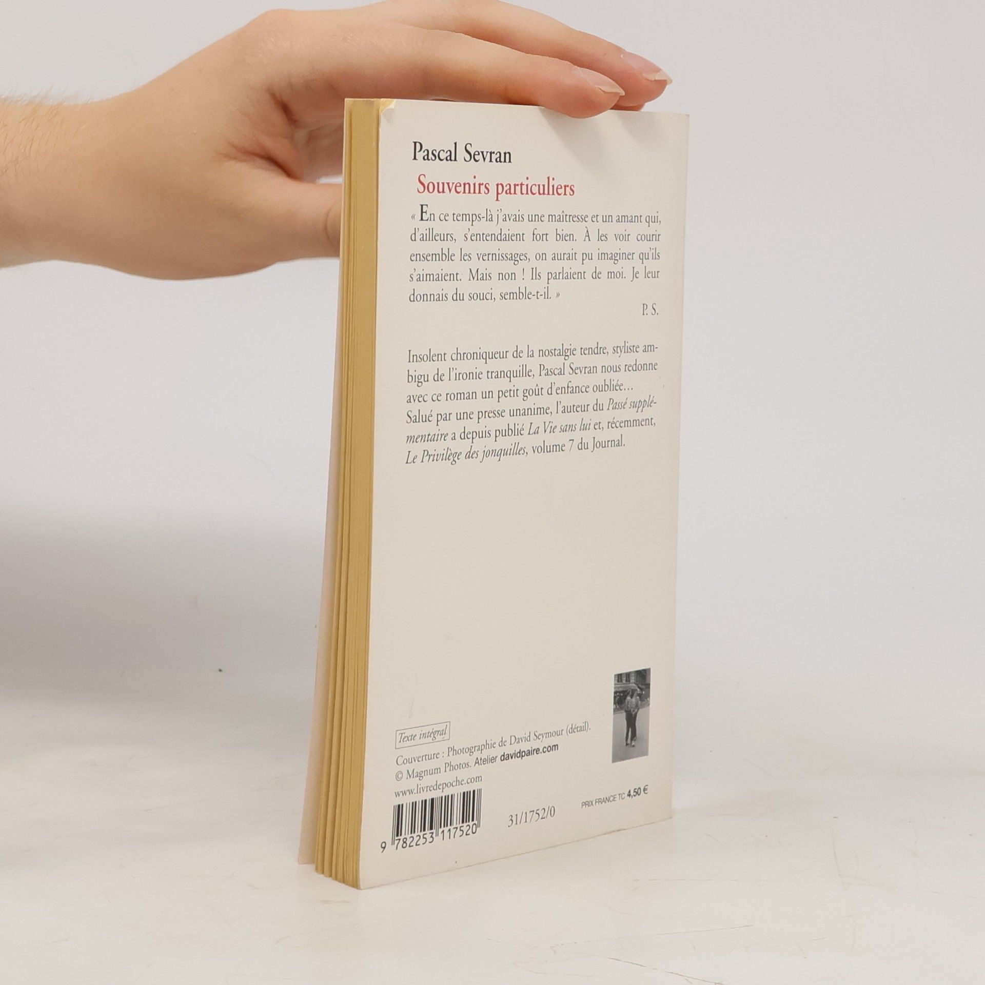 Pascal Sevran Livre de Poche: Souvenirs particuliers