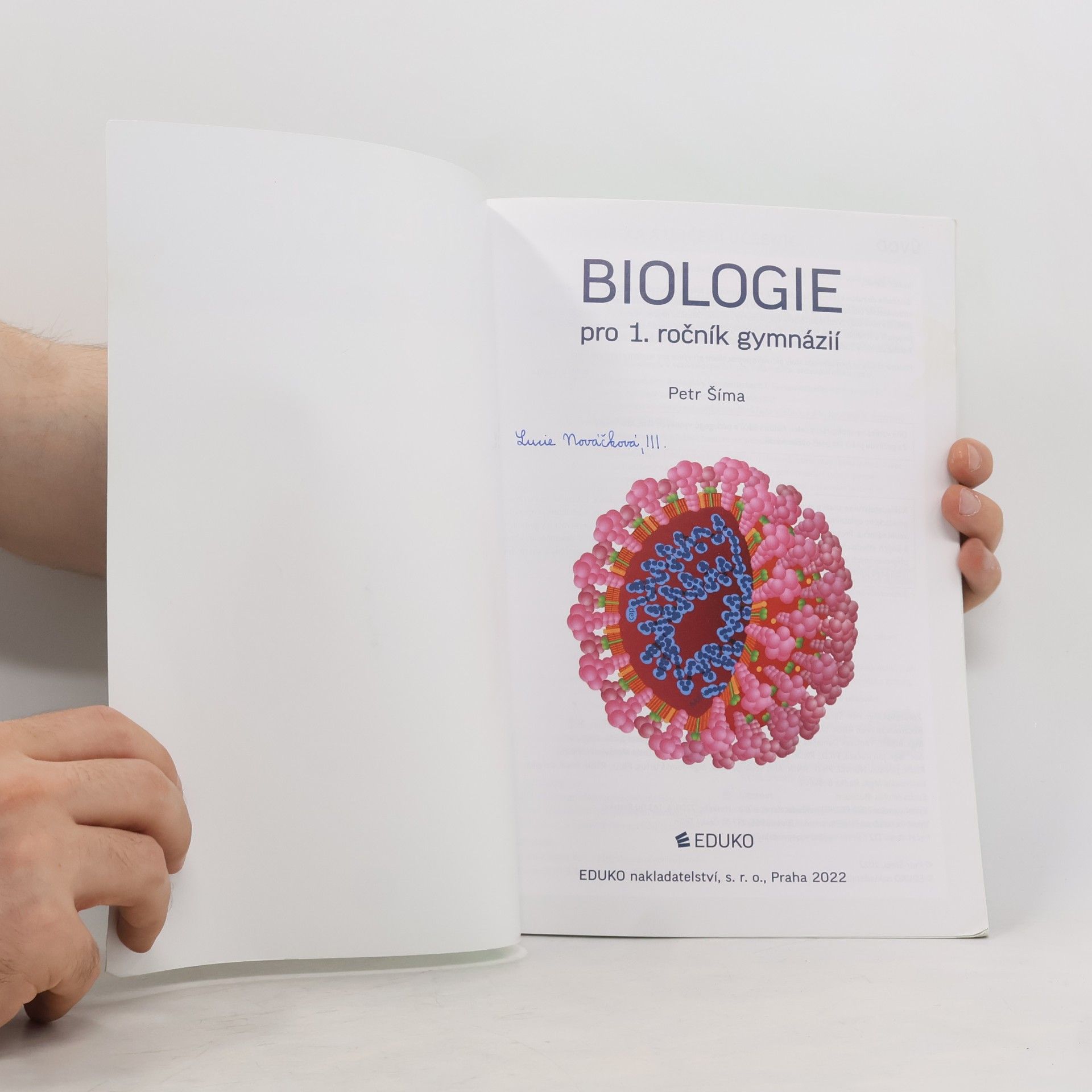 Petr Šíma Biologie pro 1. ročník gymnázií