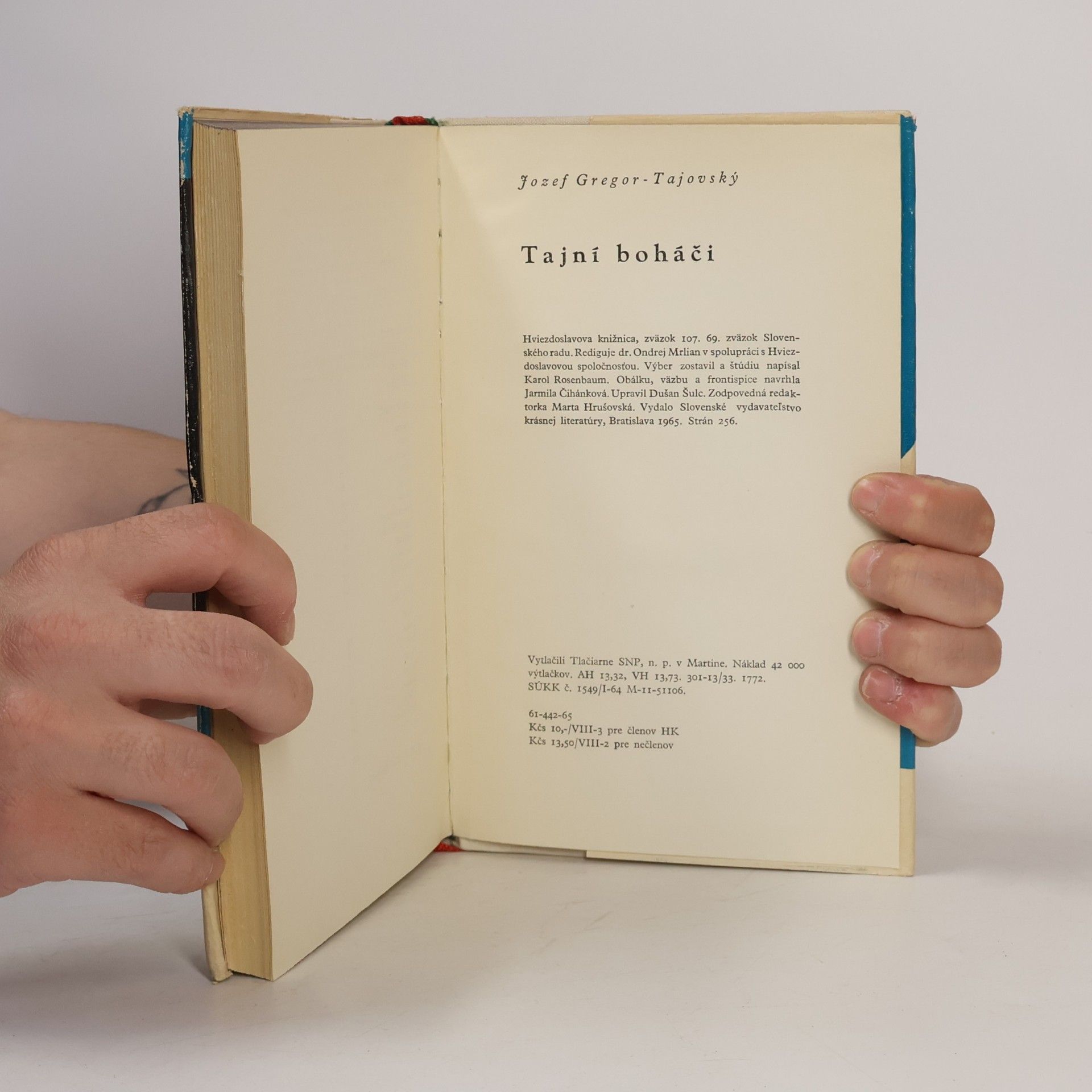 Jozef Gregor Tajovský Tajní boháči