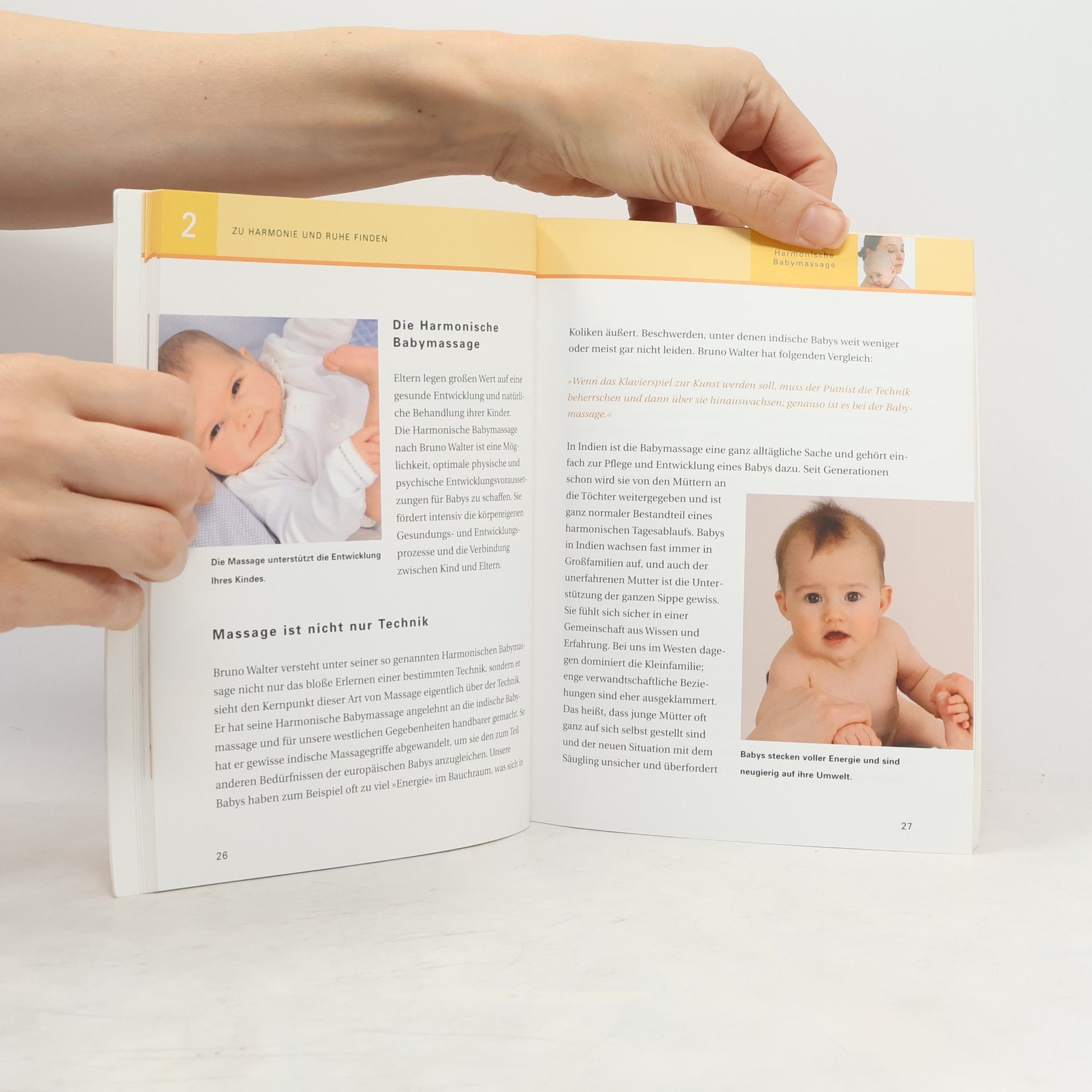Bruno Walter Die harmonische Babymassage
