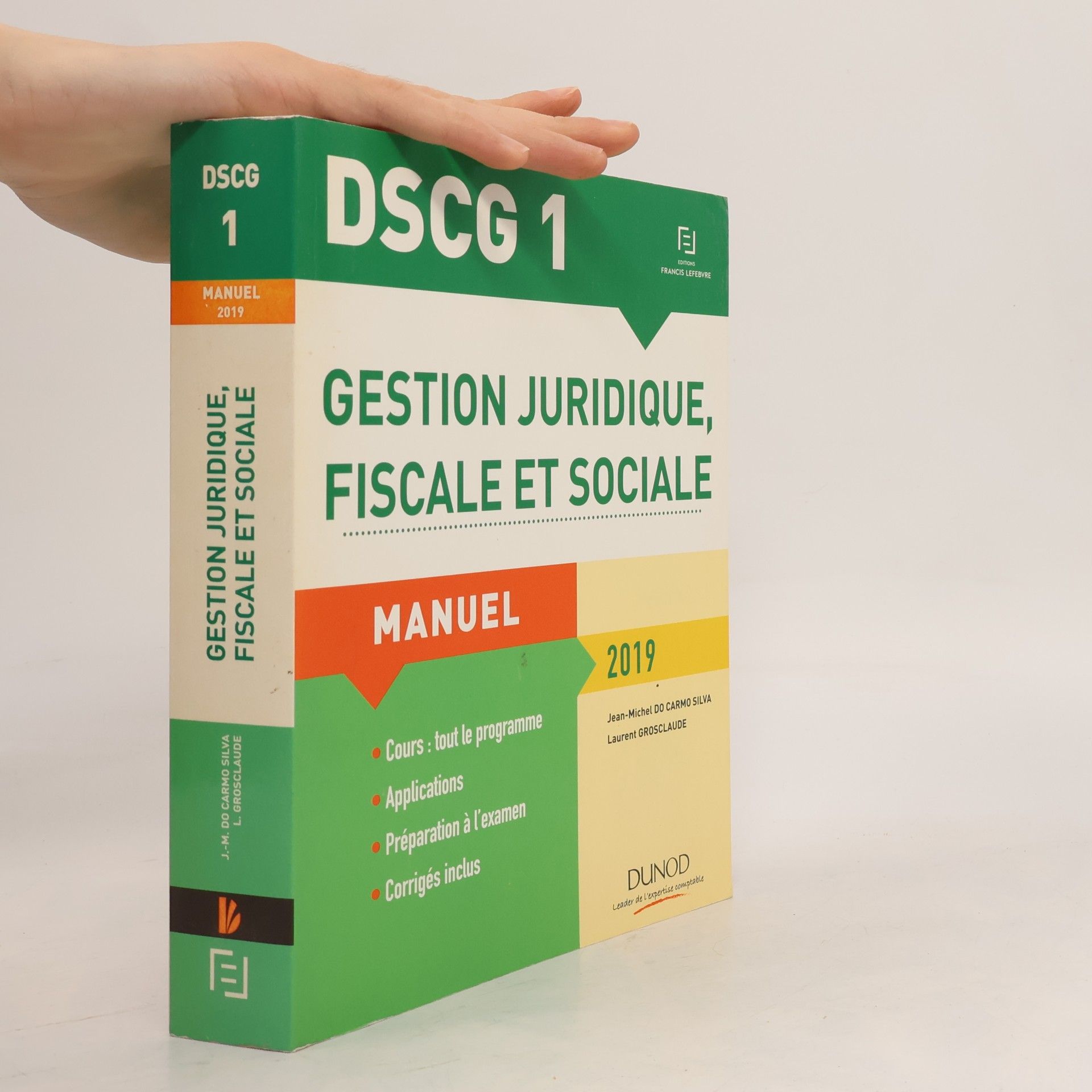 Jean-Michel Do Carmo Silva DSCG 1 - Gestion juridique, fiscale et sociale 2019: Manuel