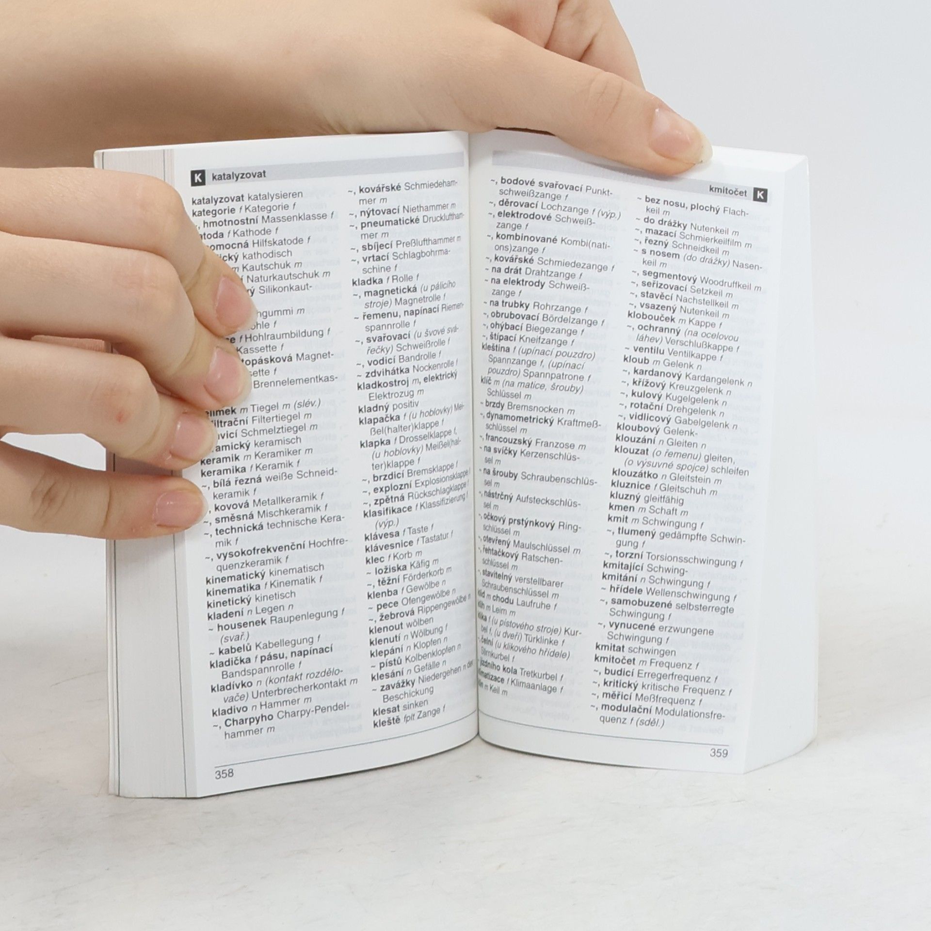 František Pfrogner Handy slovník technický německo-český, česko-německý. Handy-Wörterbuch Technik Deutsch-Tschechisch, Tschechisch-Deutsch