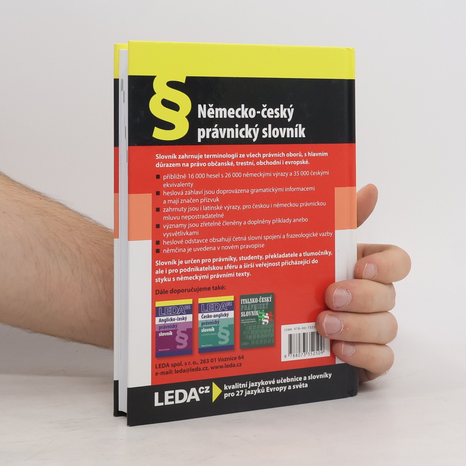 Milena Horálková Německo-český právnický slovník = Deutsch-Tschechisch Rechts Wörterbuch