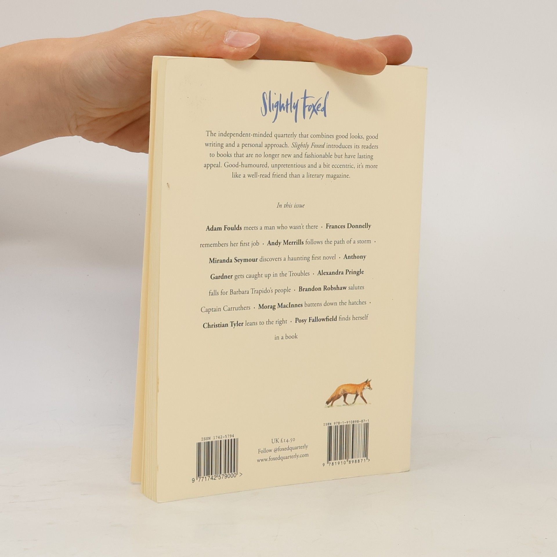 Hazel Wood Slightly Foxed: The Real Reader's Quarterly - 81: Stumbling with Precision