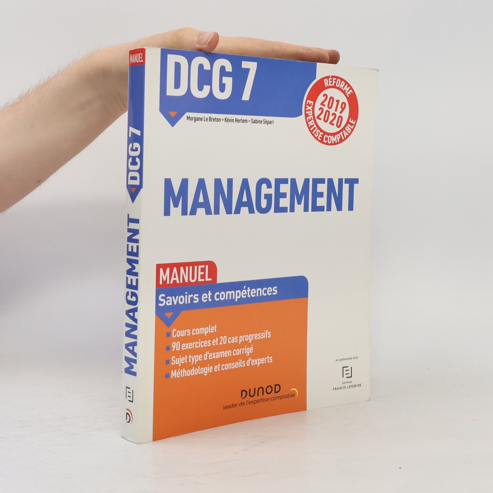 DCG 7 Management - Manuel - Réforme 2019-2020