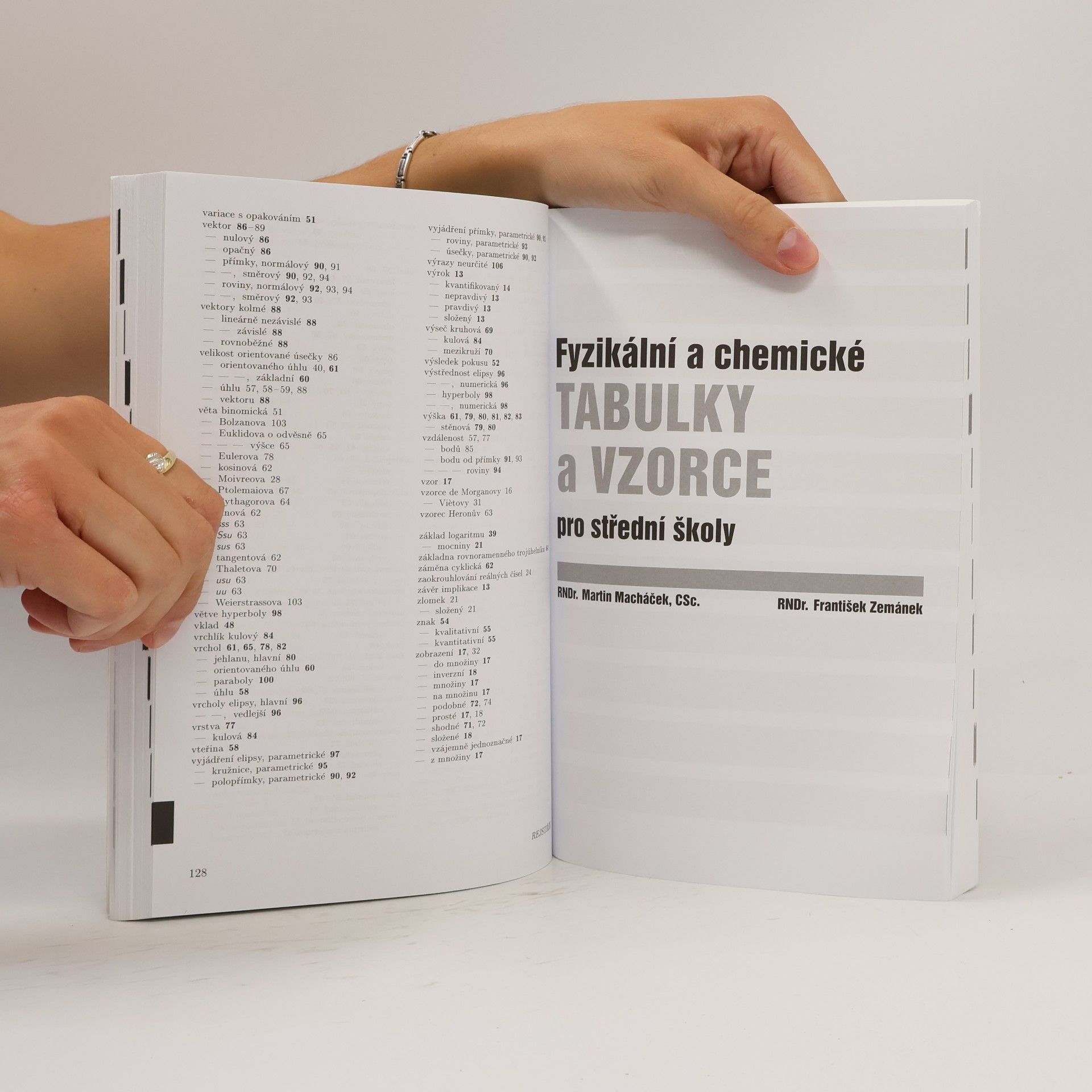 Jiří Mikulčák Matematické, fyzikální a chemické tabulky a vzorce pro střední školy