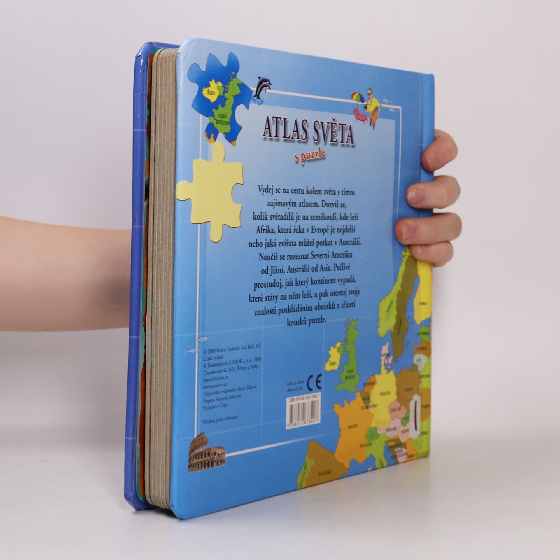 Various authors Atlas světa s puzzle