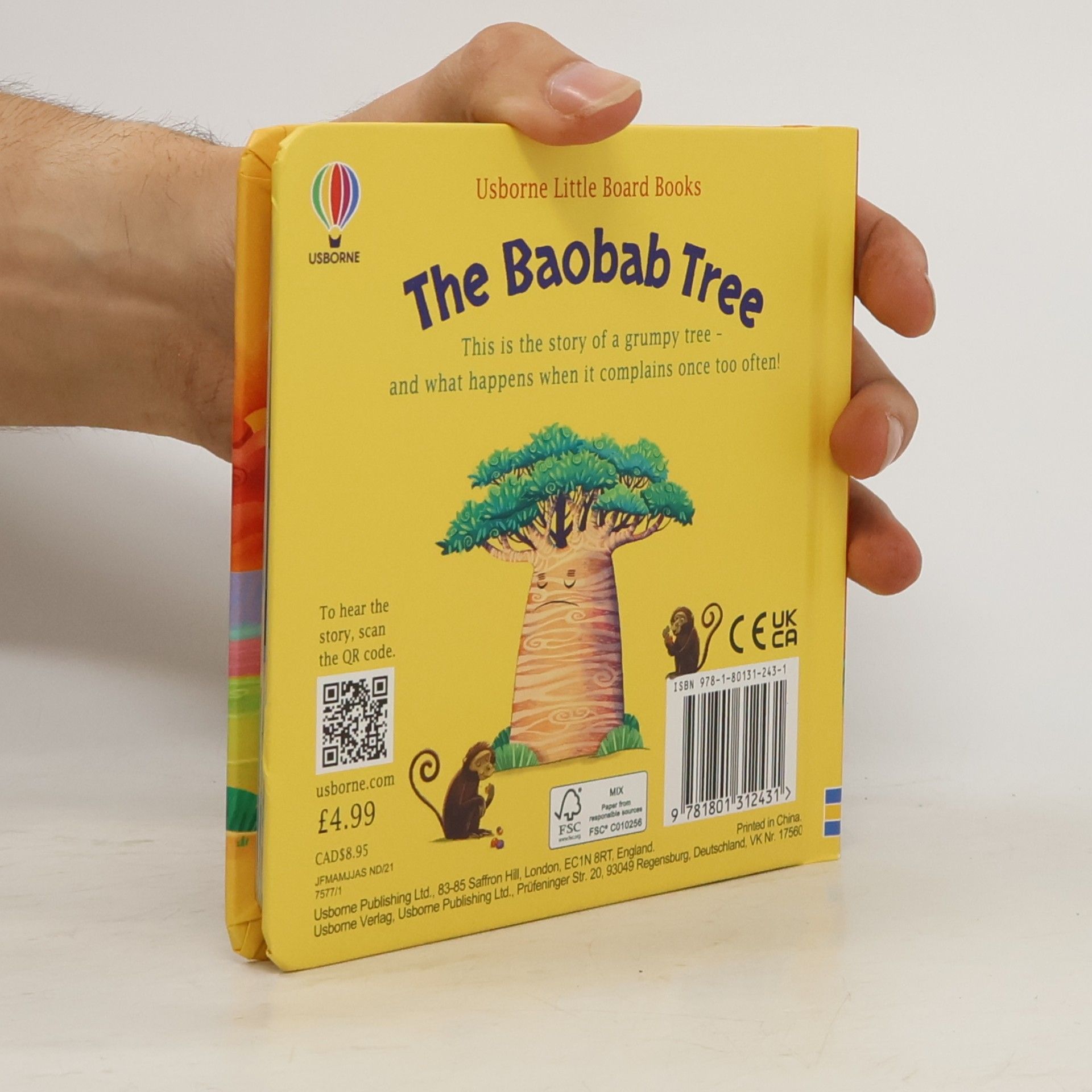 Lesley Sims Usborne Little Board Books: The Baobab Tree