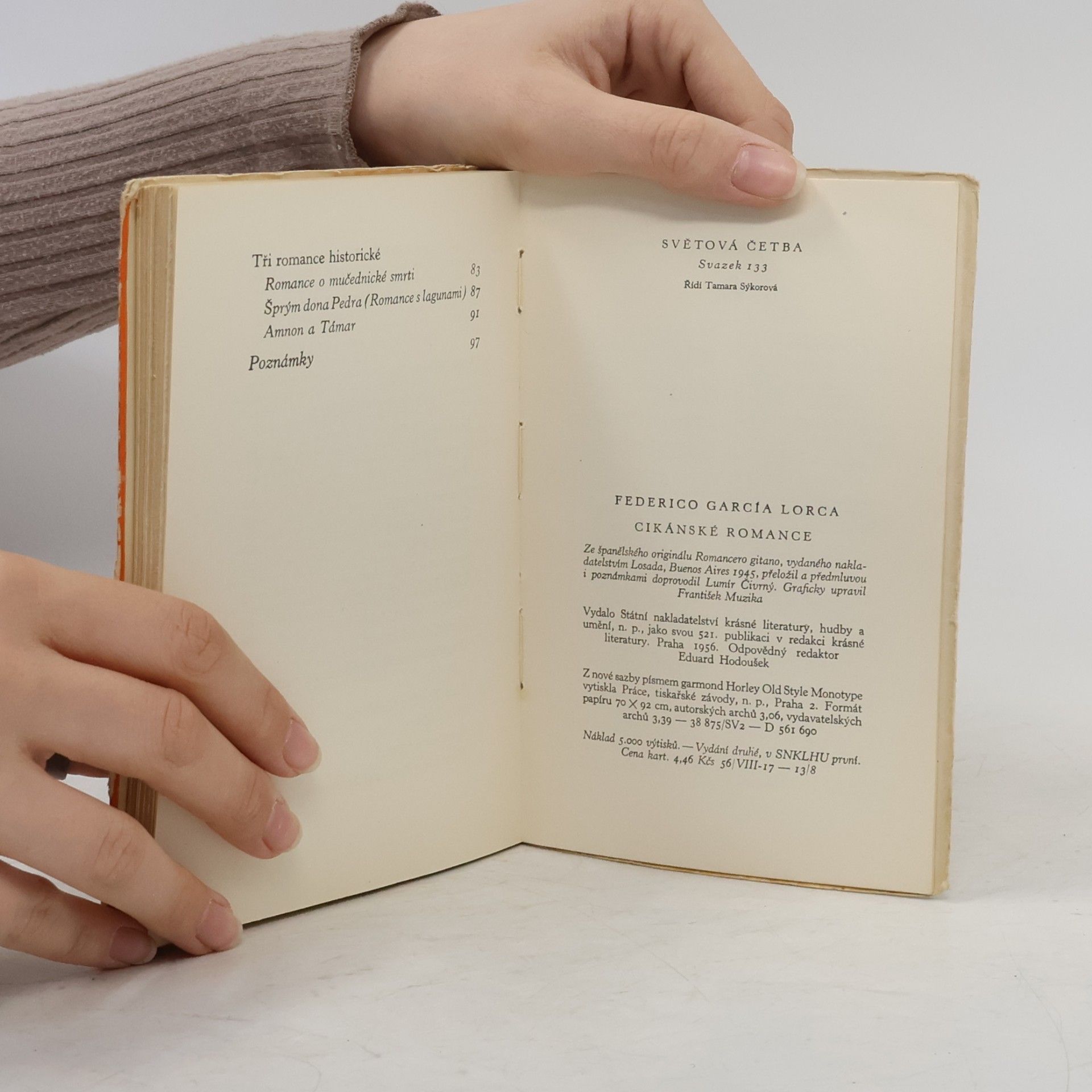 Federico García Lorca Cikánské romance
