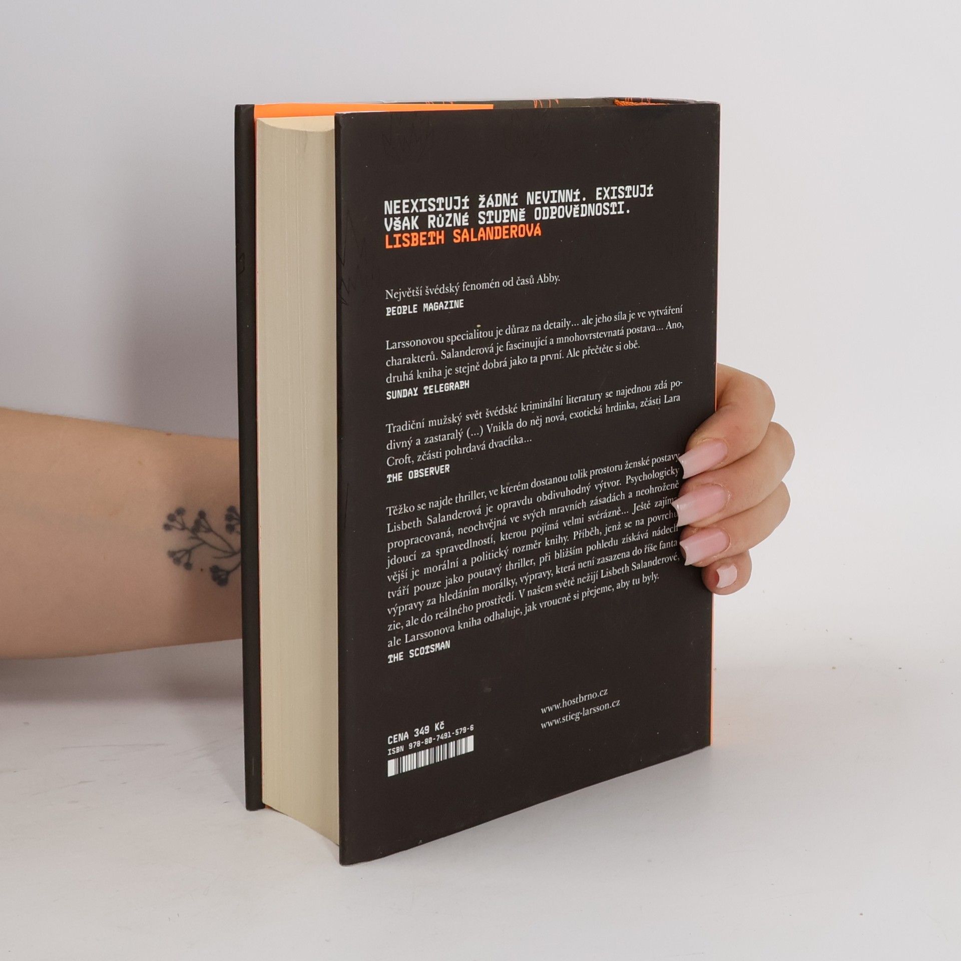 Stieg Larsson Dívka, která si hrála s ohněm