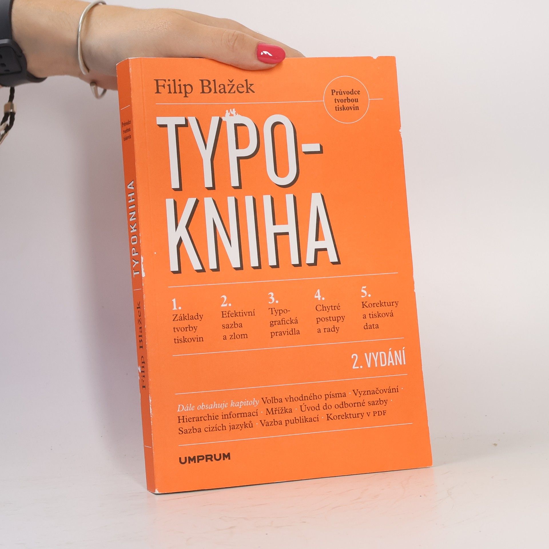 Filip Blažek Typokniha: Průvodce tvorbou tiskovin