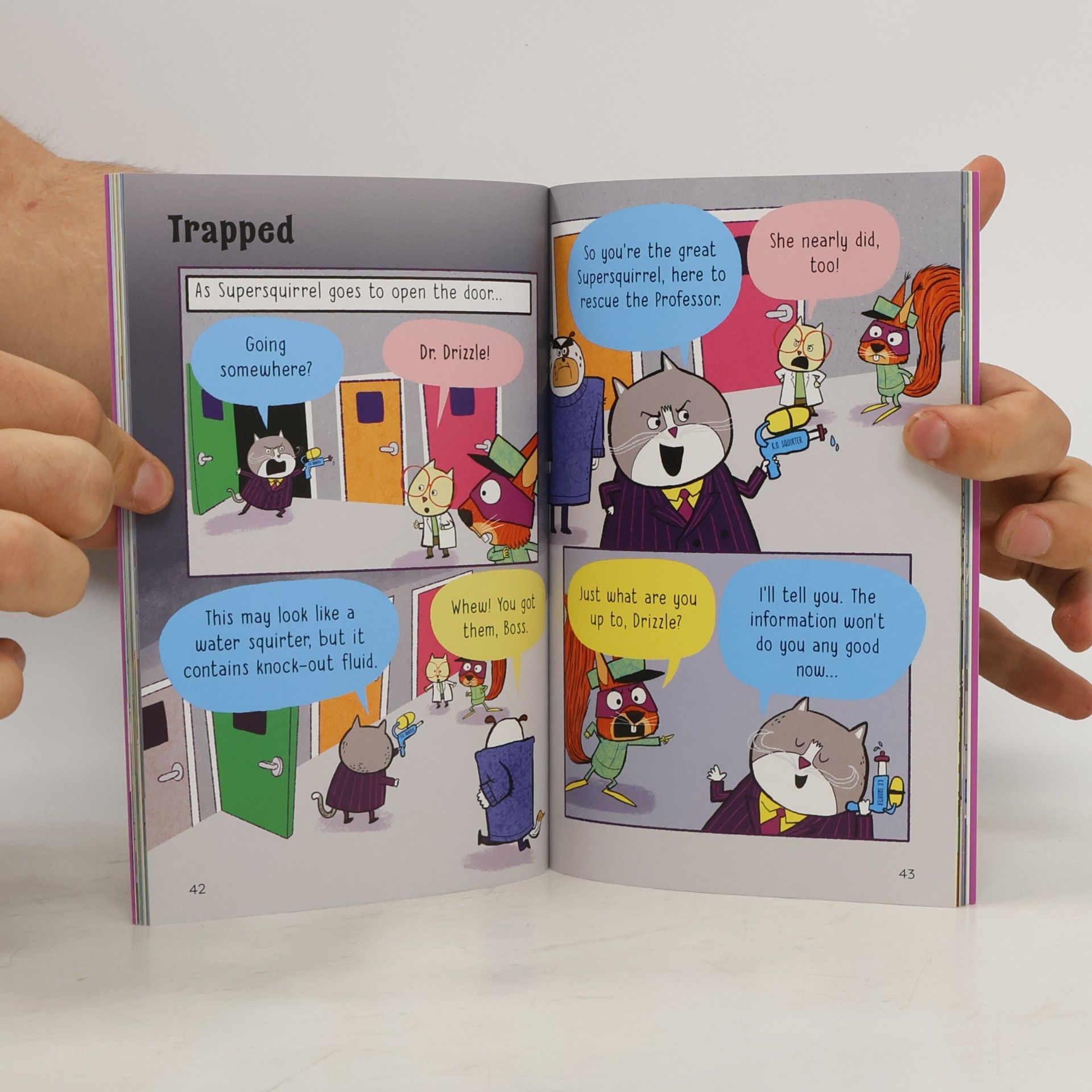 Russell Punter Usborne Puzzle Stories: Supersquirrel and the Crazy Rain Maker