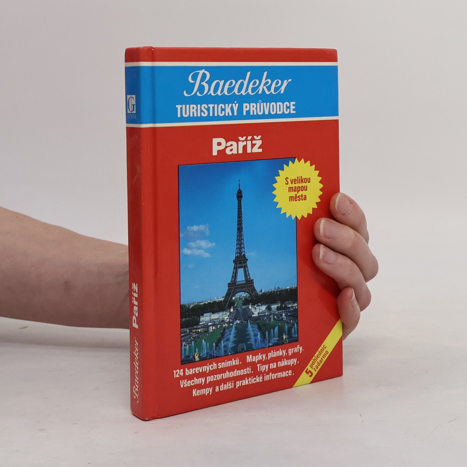Florian Baedeker Paříž. Baedeker. Turistický průvodce