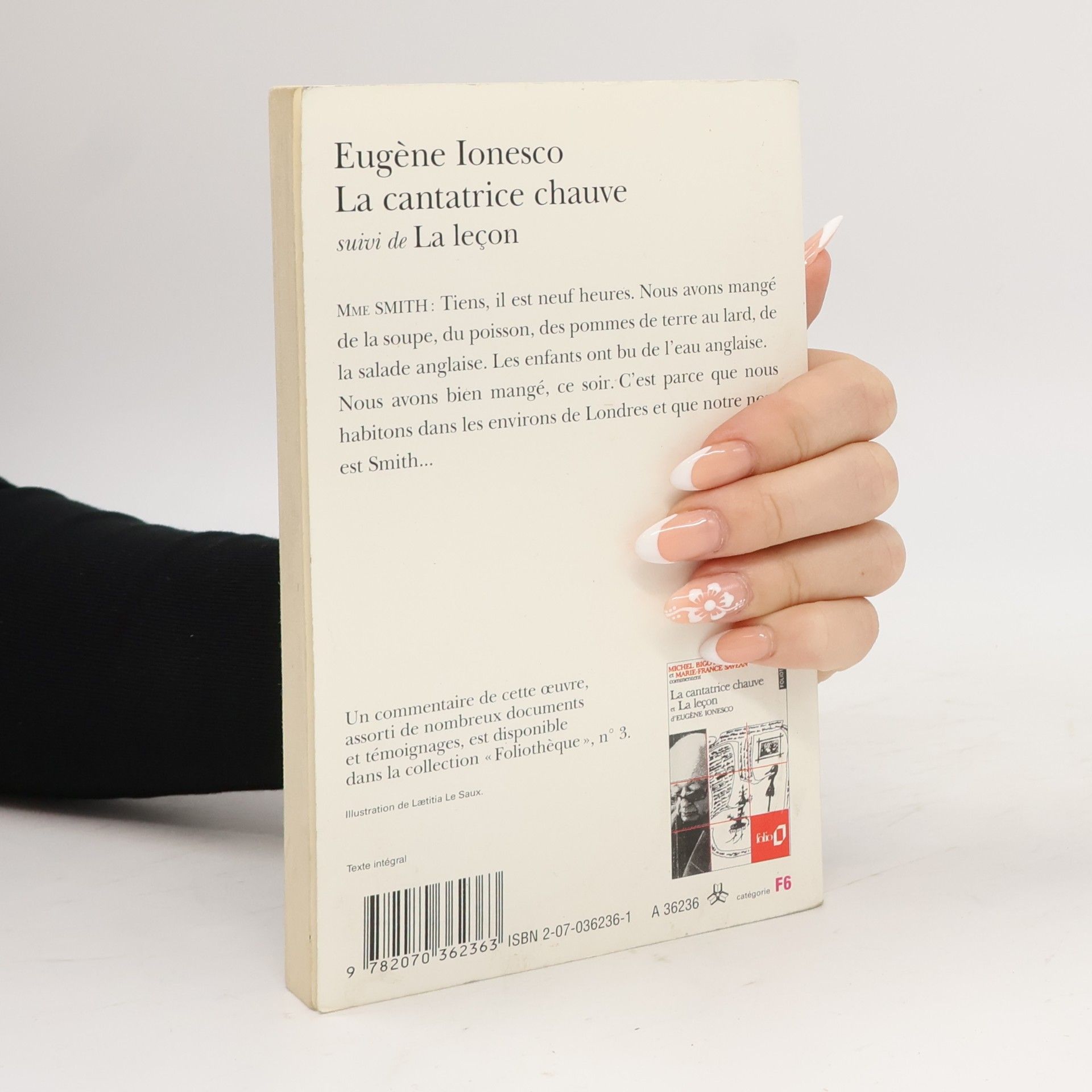 Eugène Ionesco La cantatrice chauve ; La lecon