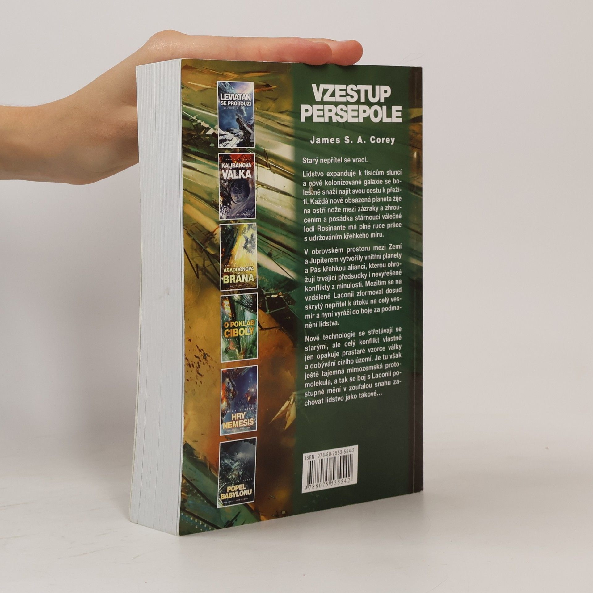 James S.A Corey Vzestup Persepole. Expanze 7