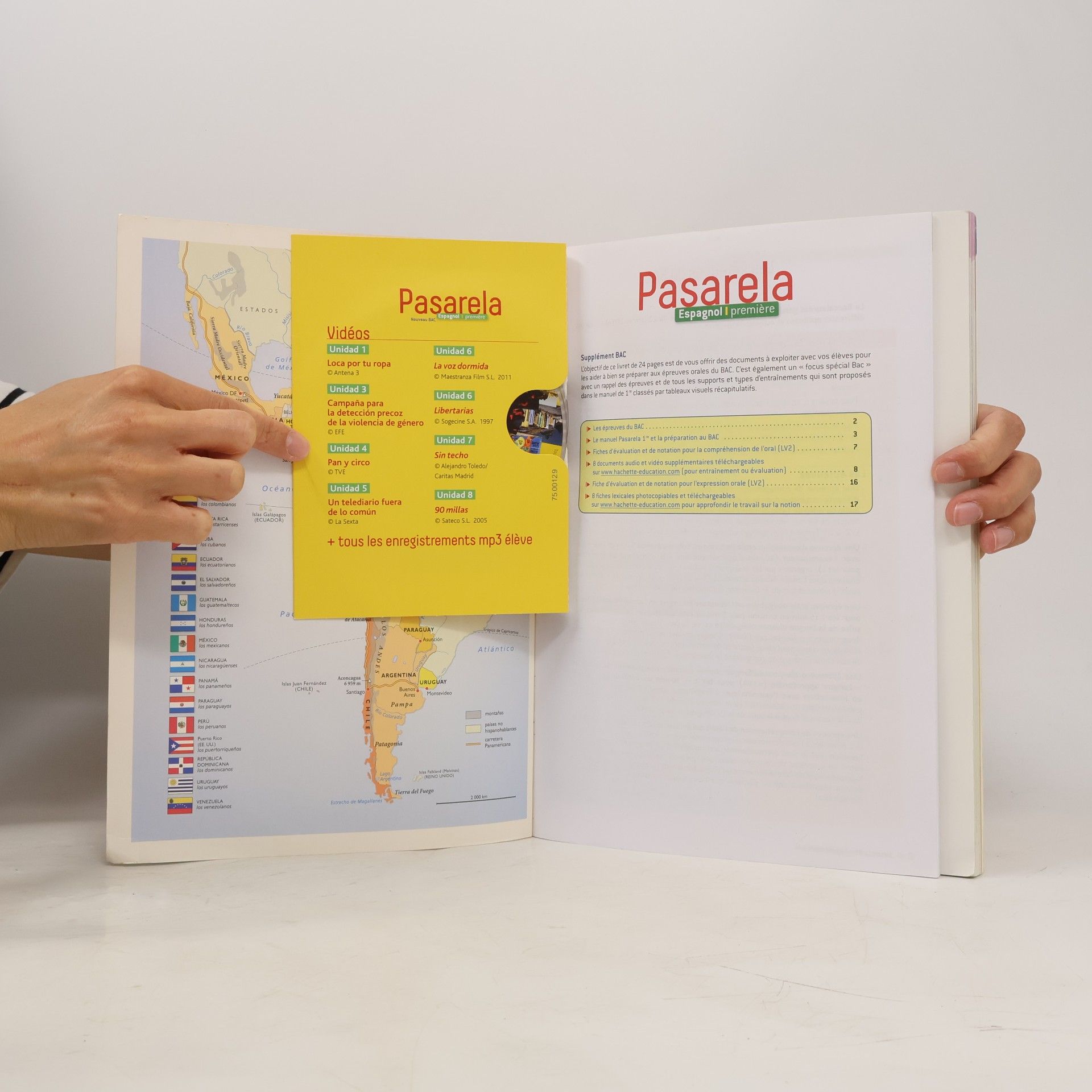 Fabien Bénézech Pasarela Première - Espagnol - Livre élève Grand format - Edition 2013 - Nouveau BAC