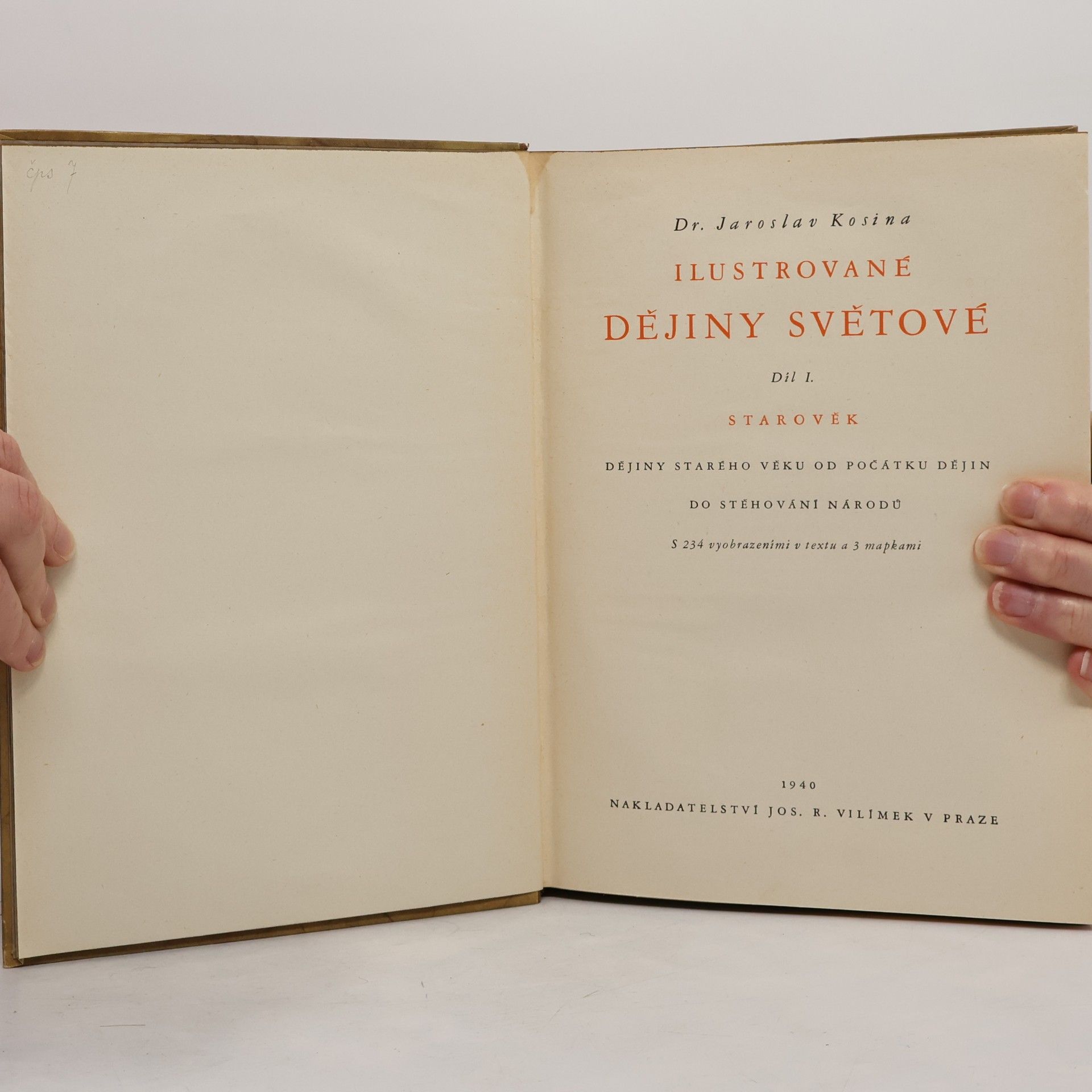 Jaroslav Kosina Světové dějiny. I., II., III/1., III/2