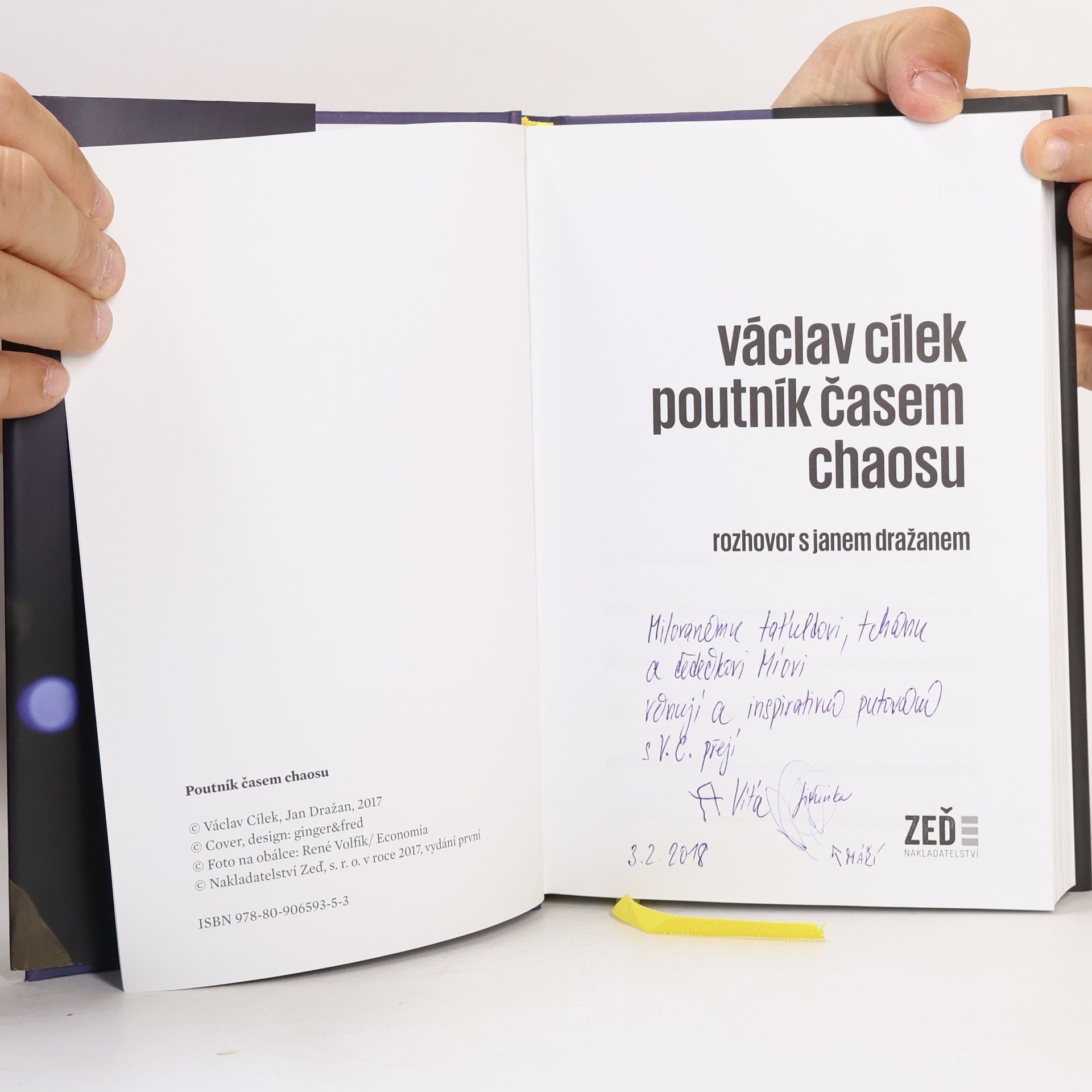 Václav Cílek Poutník časem chaosu: Rozhovor s Janem Dražanem