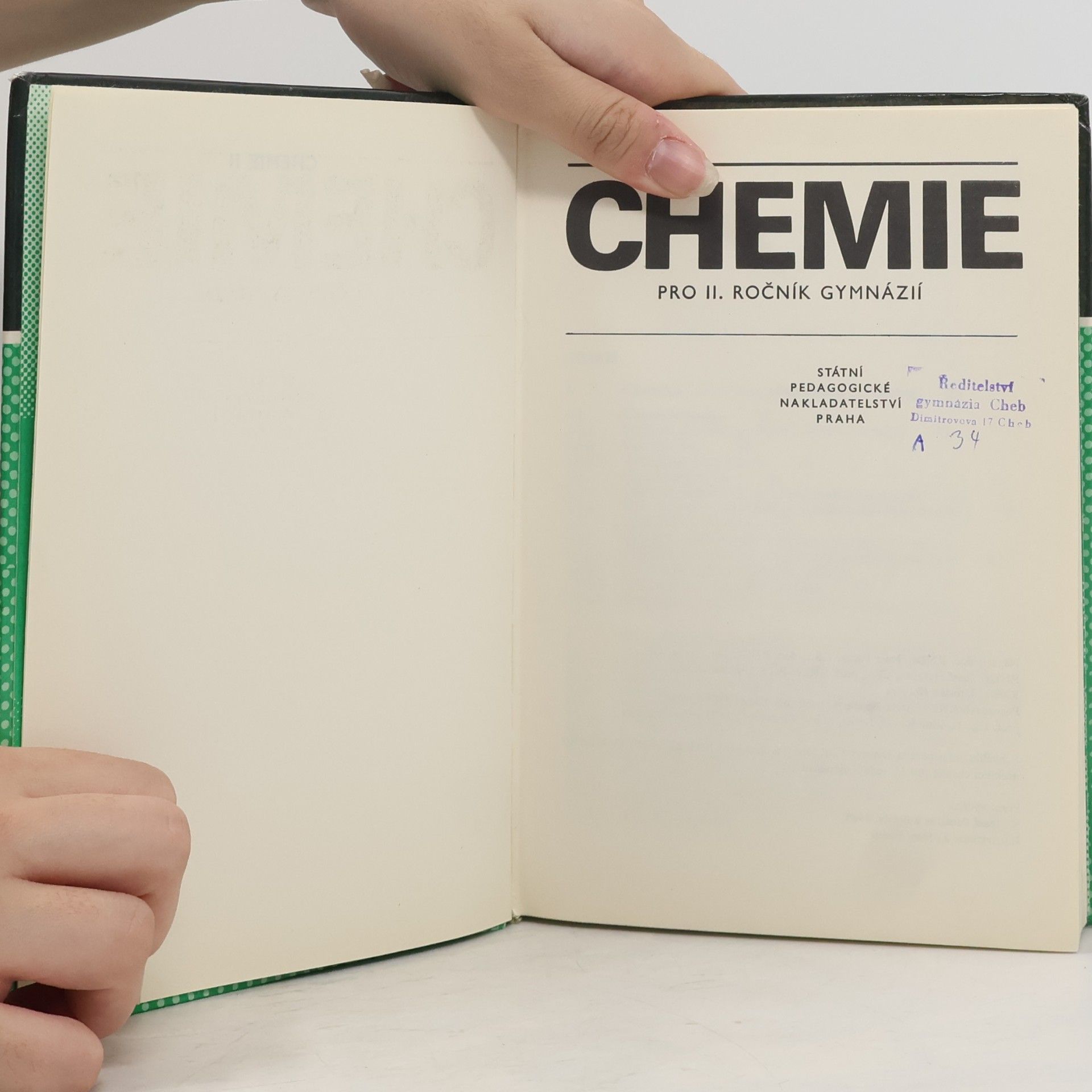 Kolektív autorov Chemie pro II. ročník gymnázií