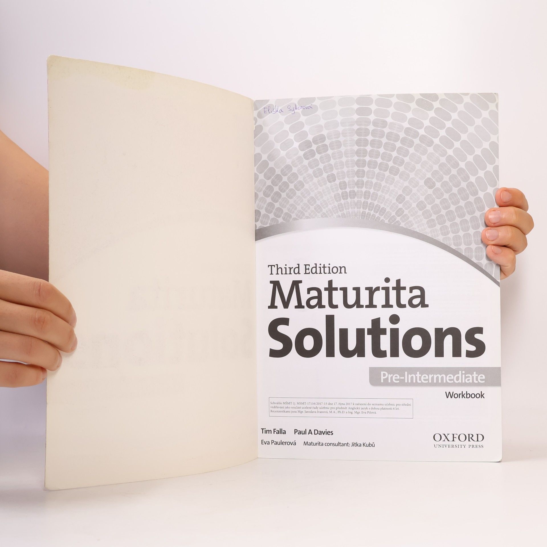 Tim Falla Maturita Solutions. Pre-Intermediate. Workbook
