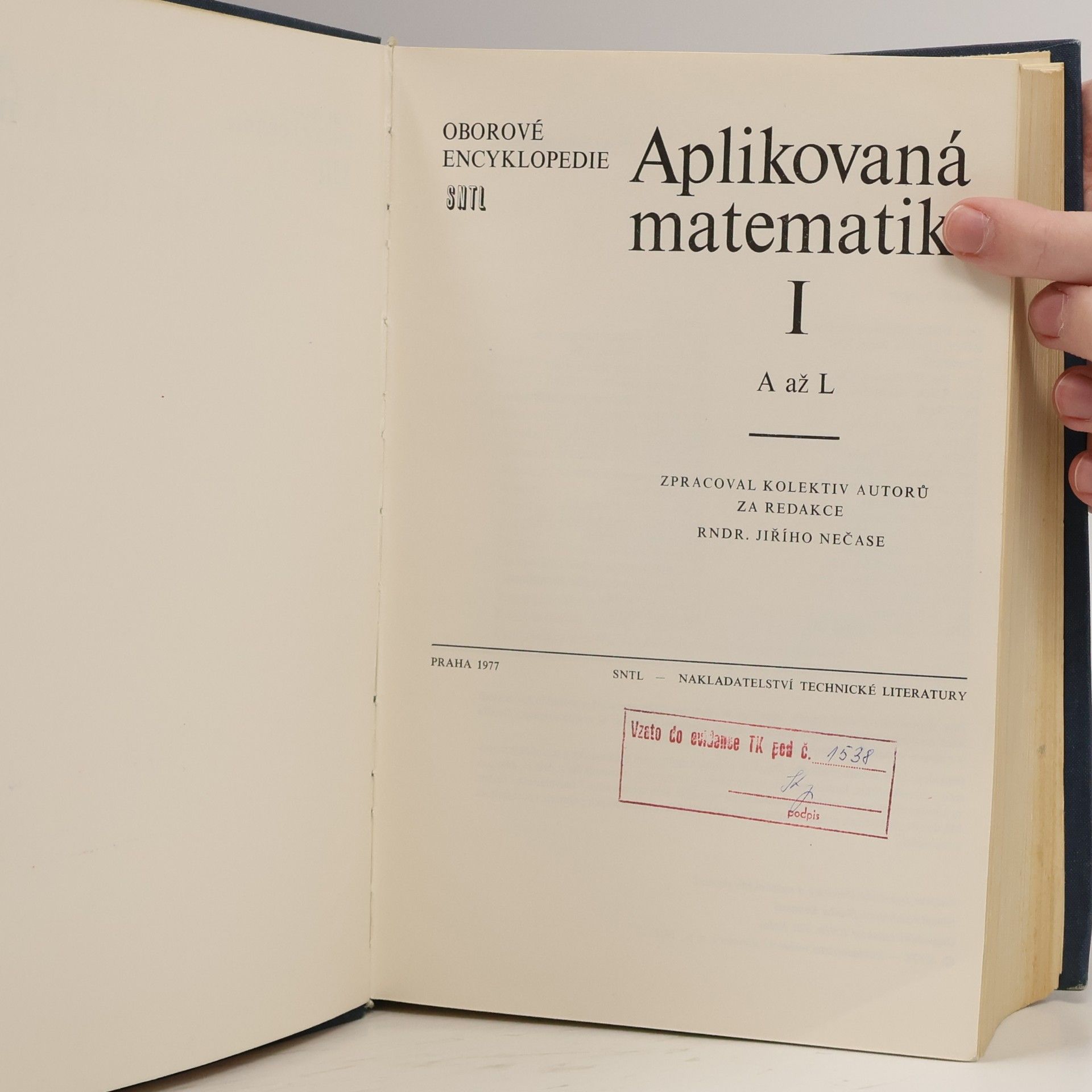 Various authors Oborové encyklopedie. Aplikovaná matematika I. A až L