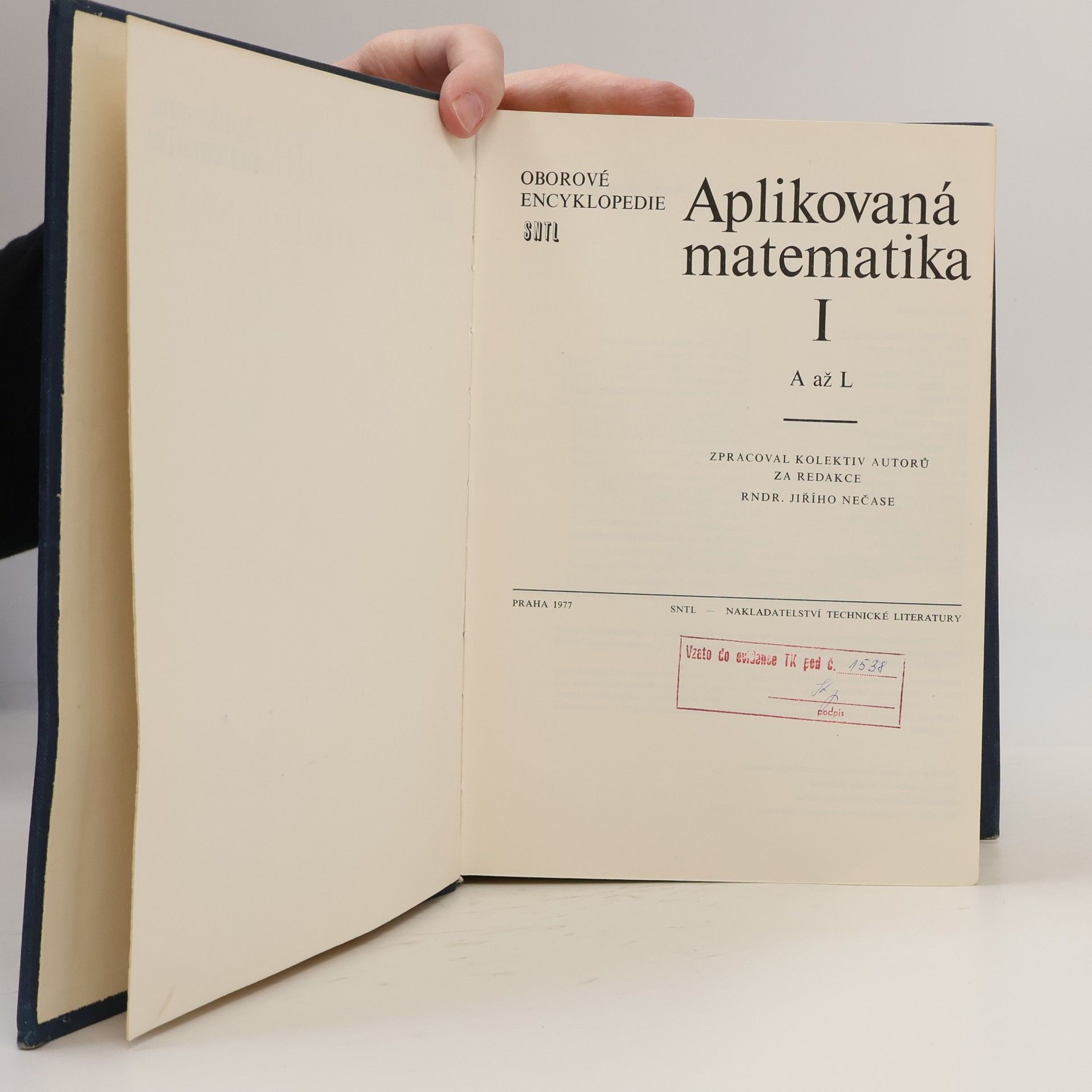 Various authors Oborové encyklopedie. Aplikovaná matematika I. A až L