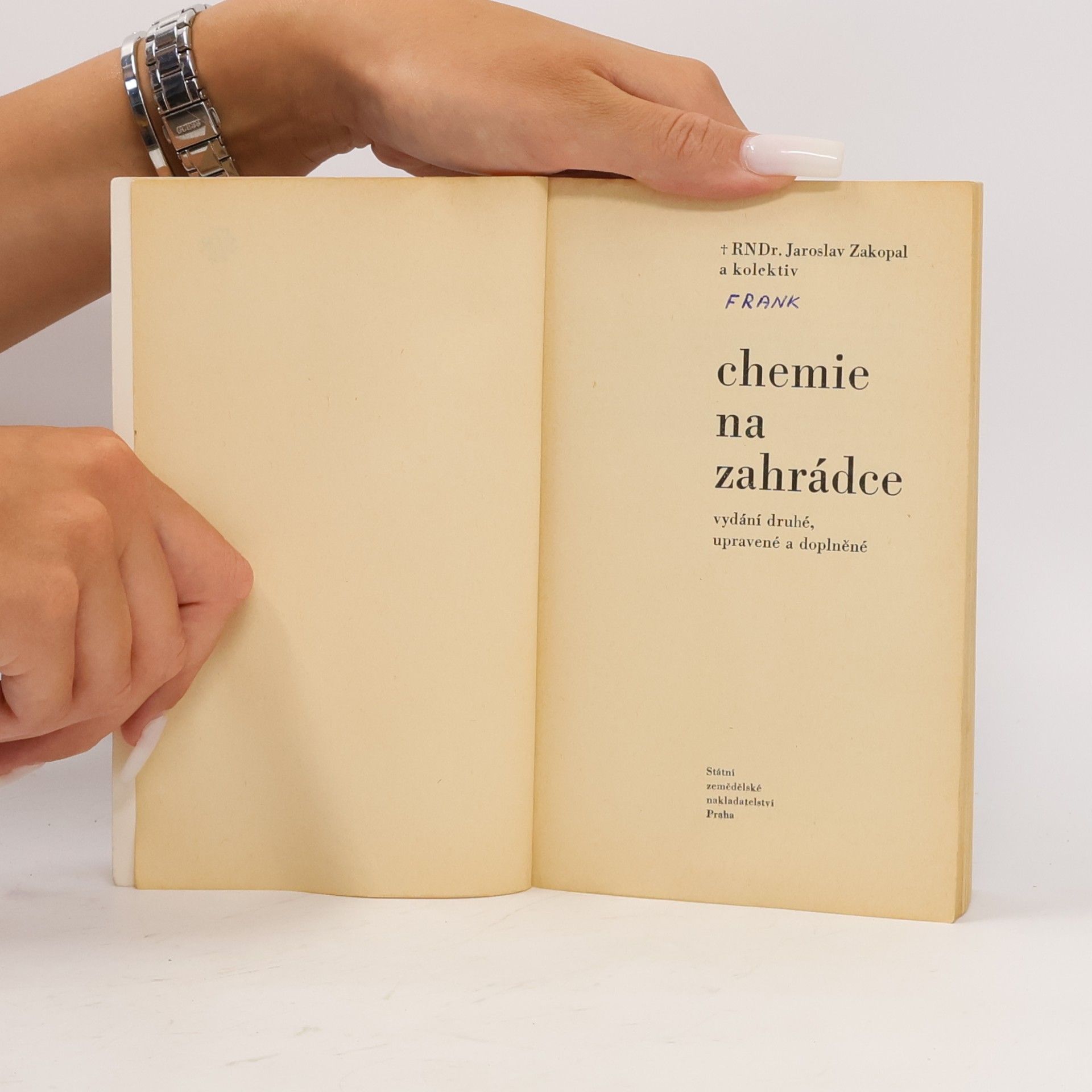 Jaroslav Zakopal Chemie na zahrádce