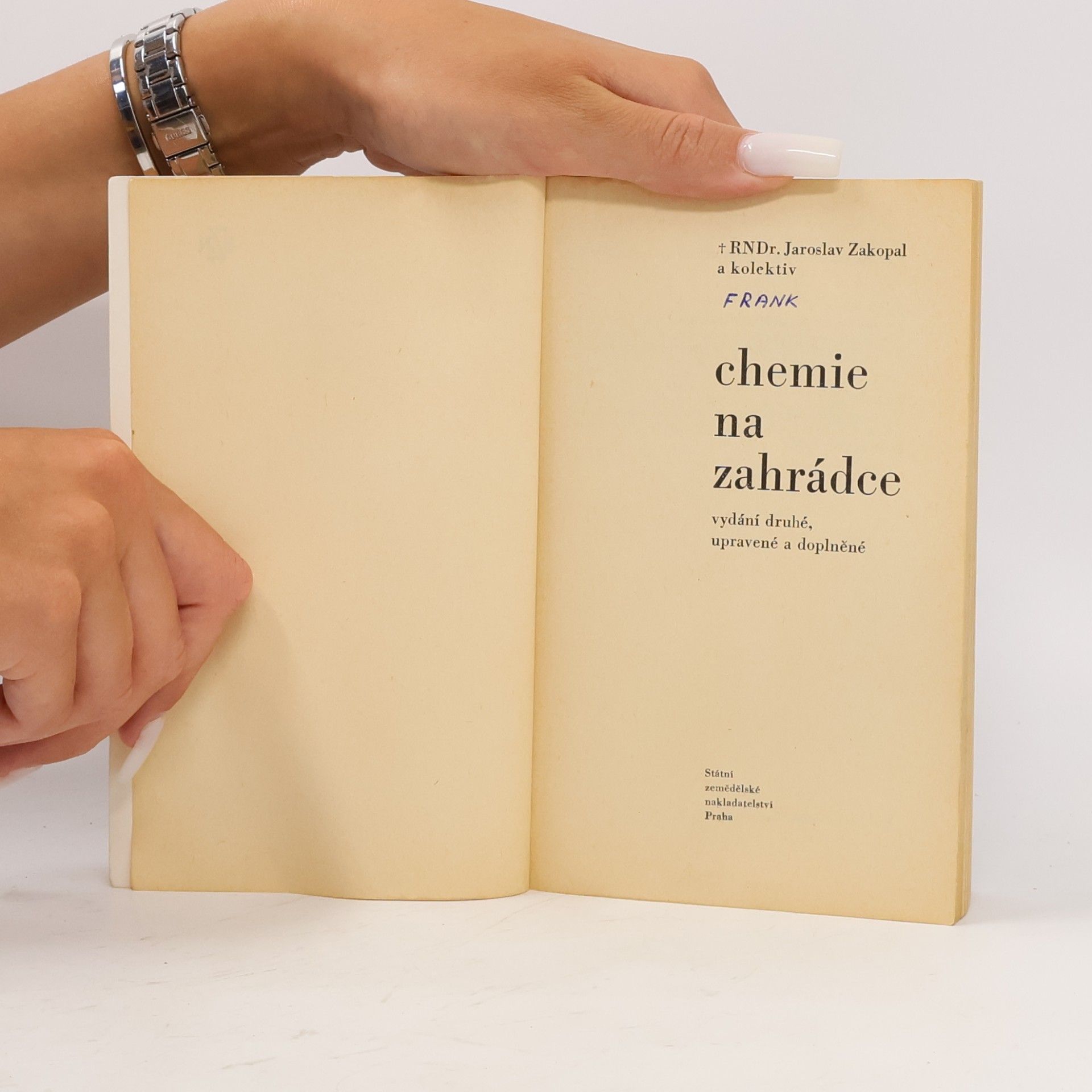 Jaroslav Zakopal Chemie na zahrádce