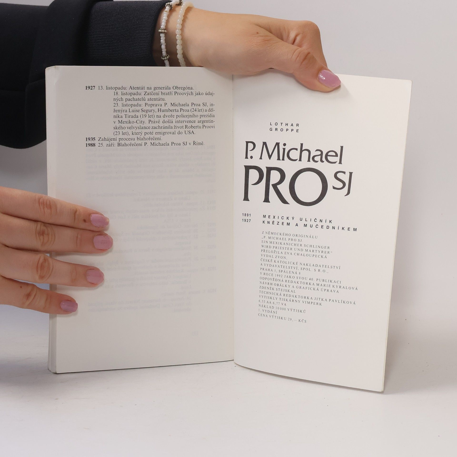 Lothar Groppe P. Michael Pro SJ. Mexický uličník knězem a mučedníkem