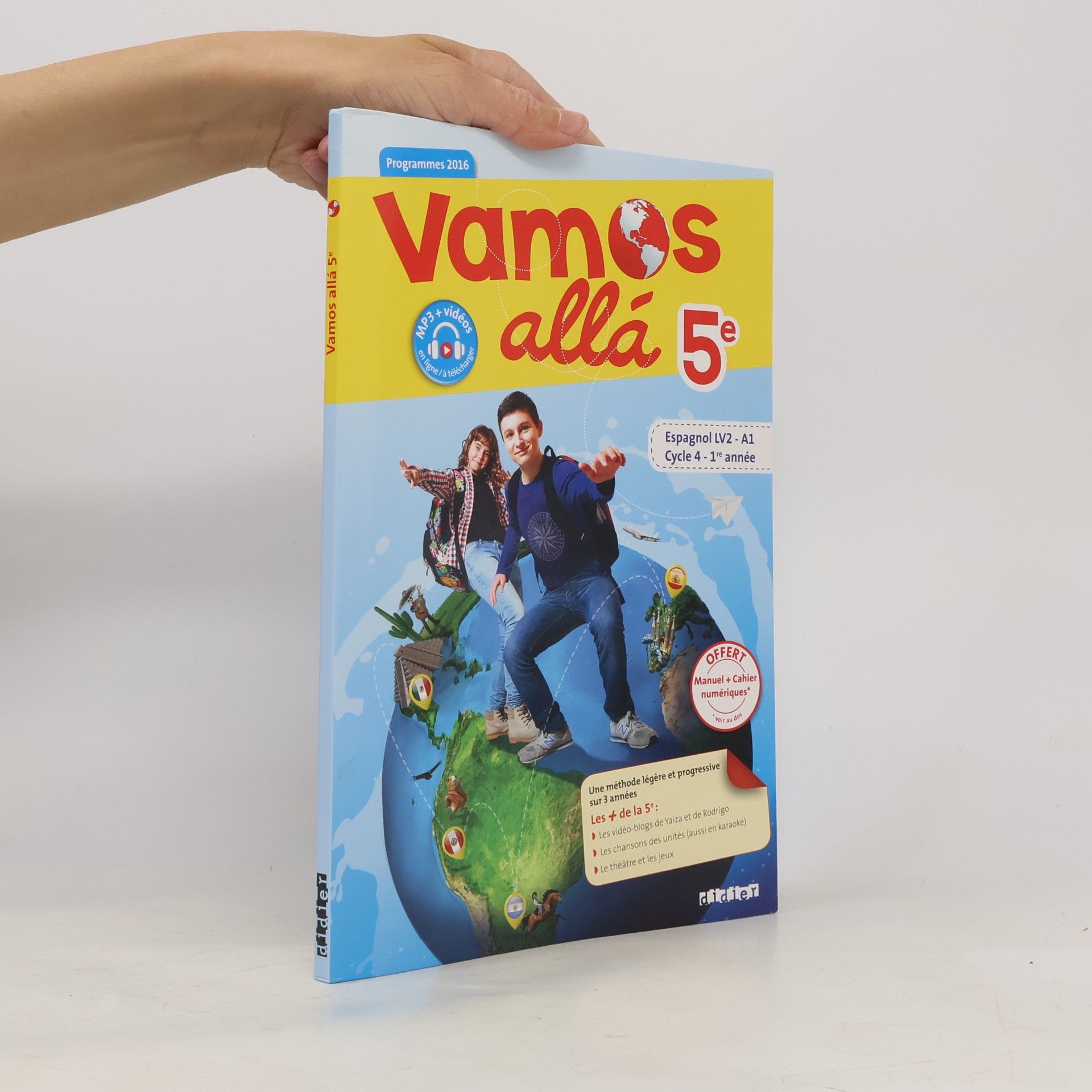 Vamos allá 5e LV2 Espagnol Ed.2016 - Livre de l'élève