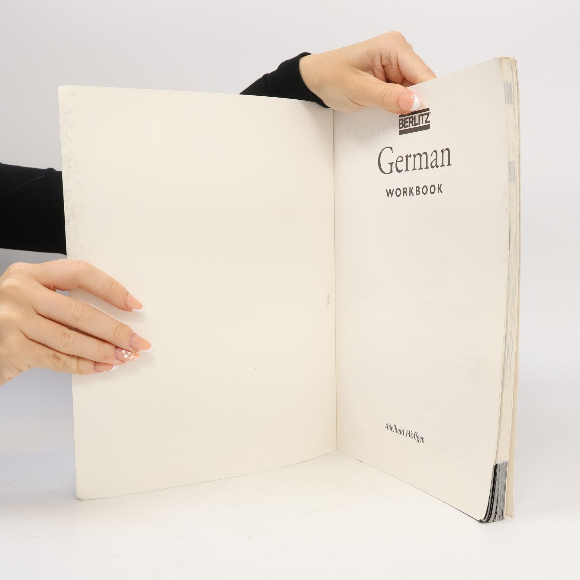 Adelheid Höffgen Berlitz Workbooks: German Workbook