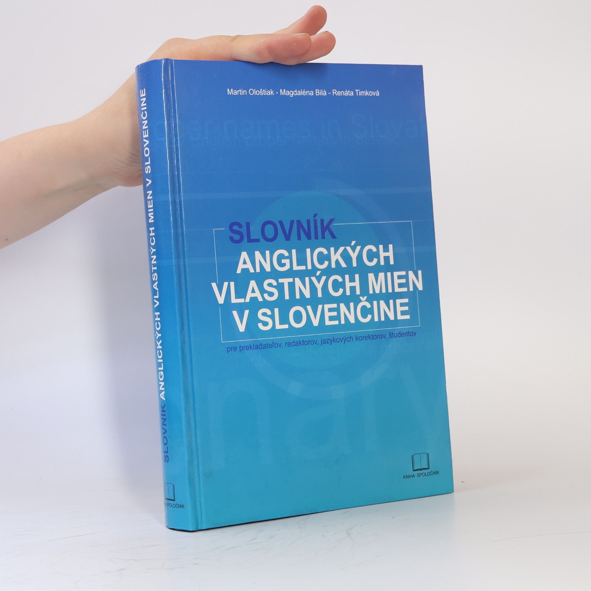 Collectif d'auteurs Slovník anglických vlastných mien v slovenčine