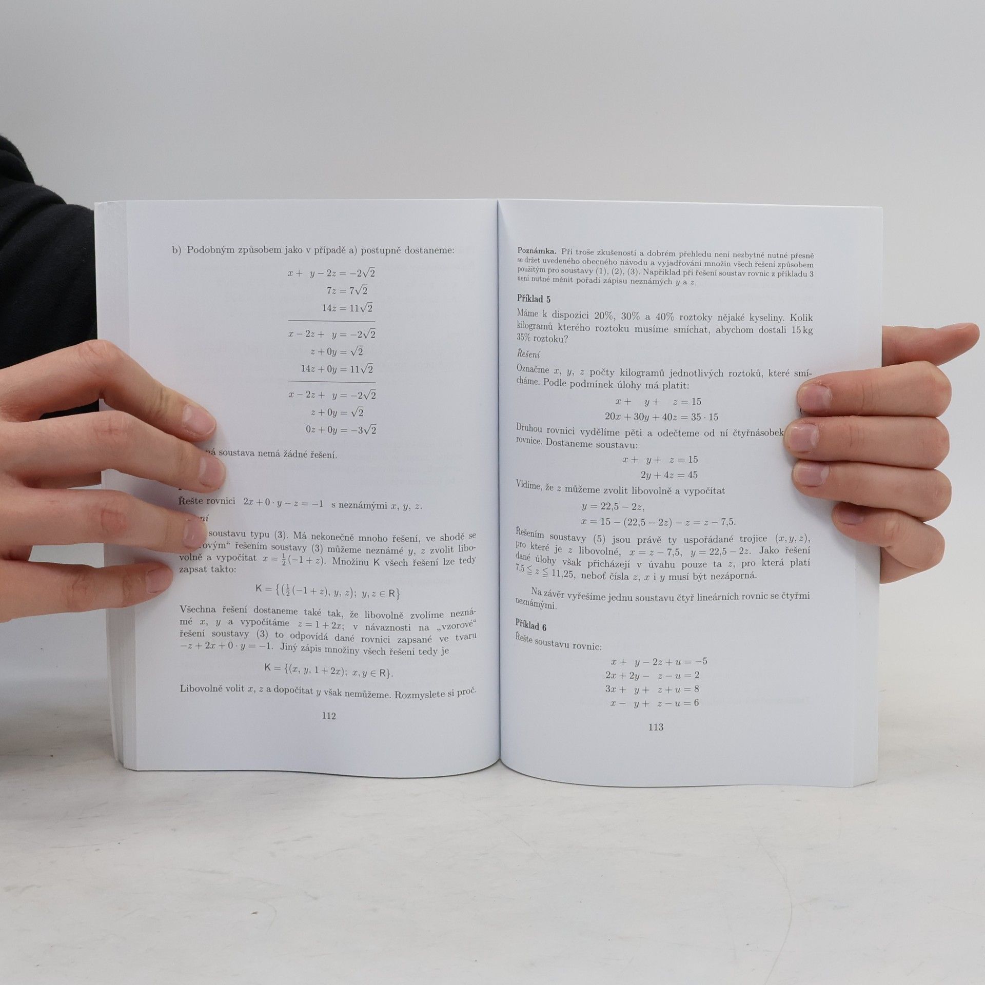 Leo Boček Matematika pro gymnázia. Rovnice a nerovnice