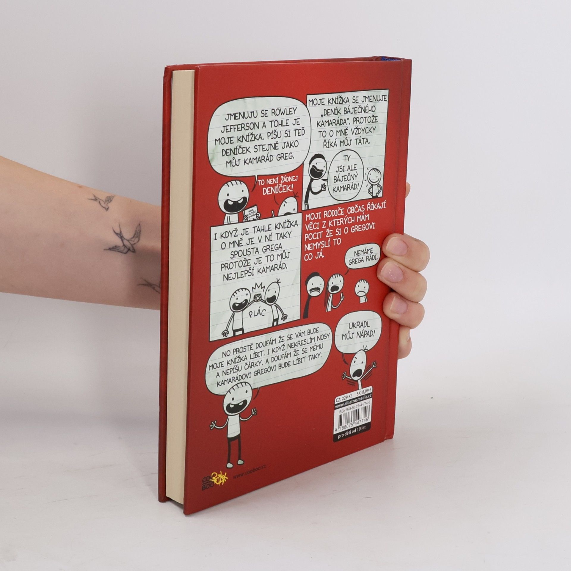 Jeff Kinney Deník báječného kamaráda. Píše Rowley Jefferson