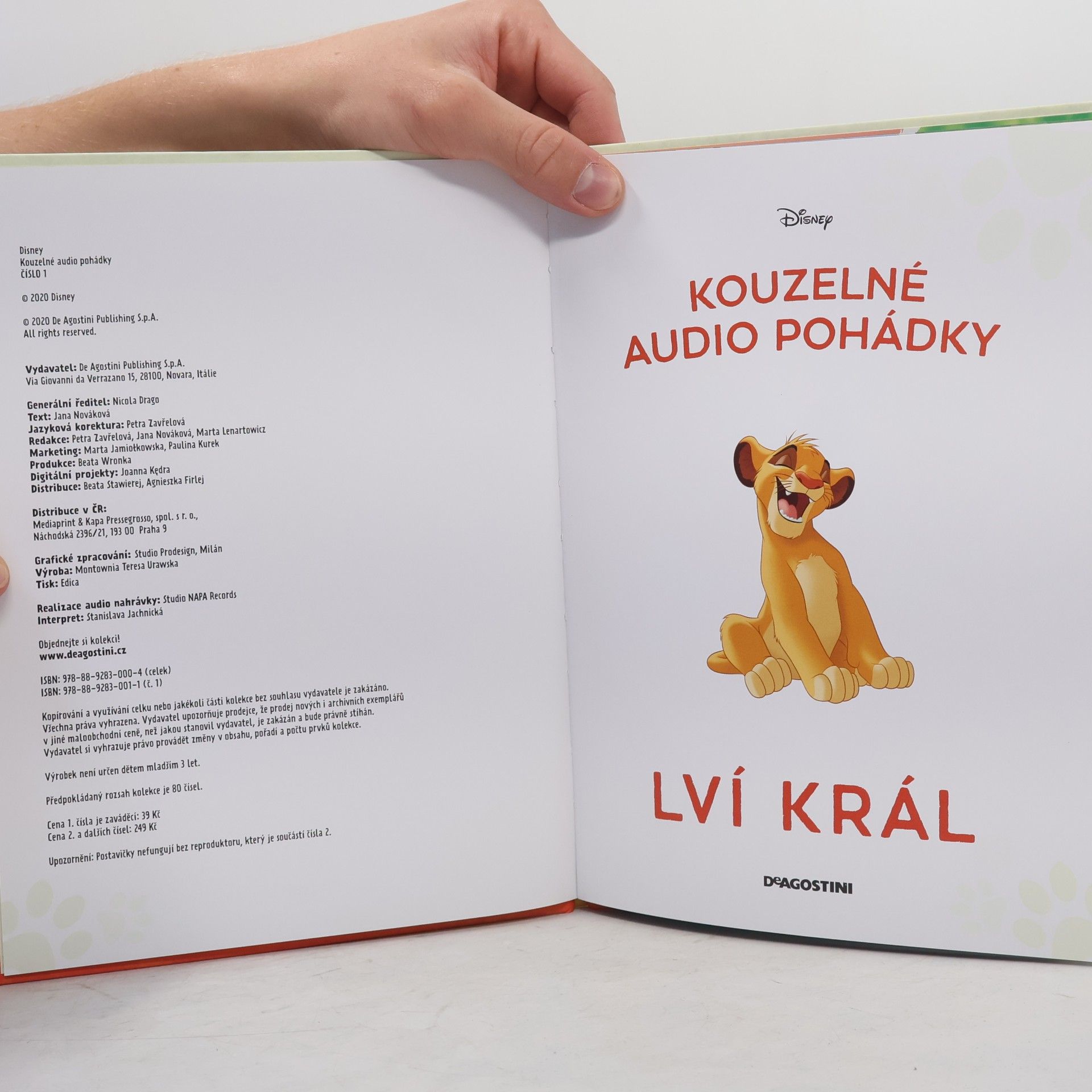 Autorenkollektiv Kouzelné audio pohádky 1. Lví král