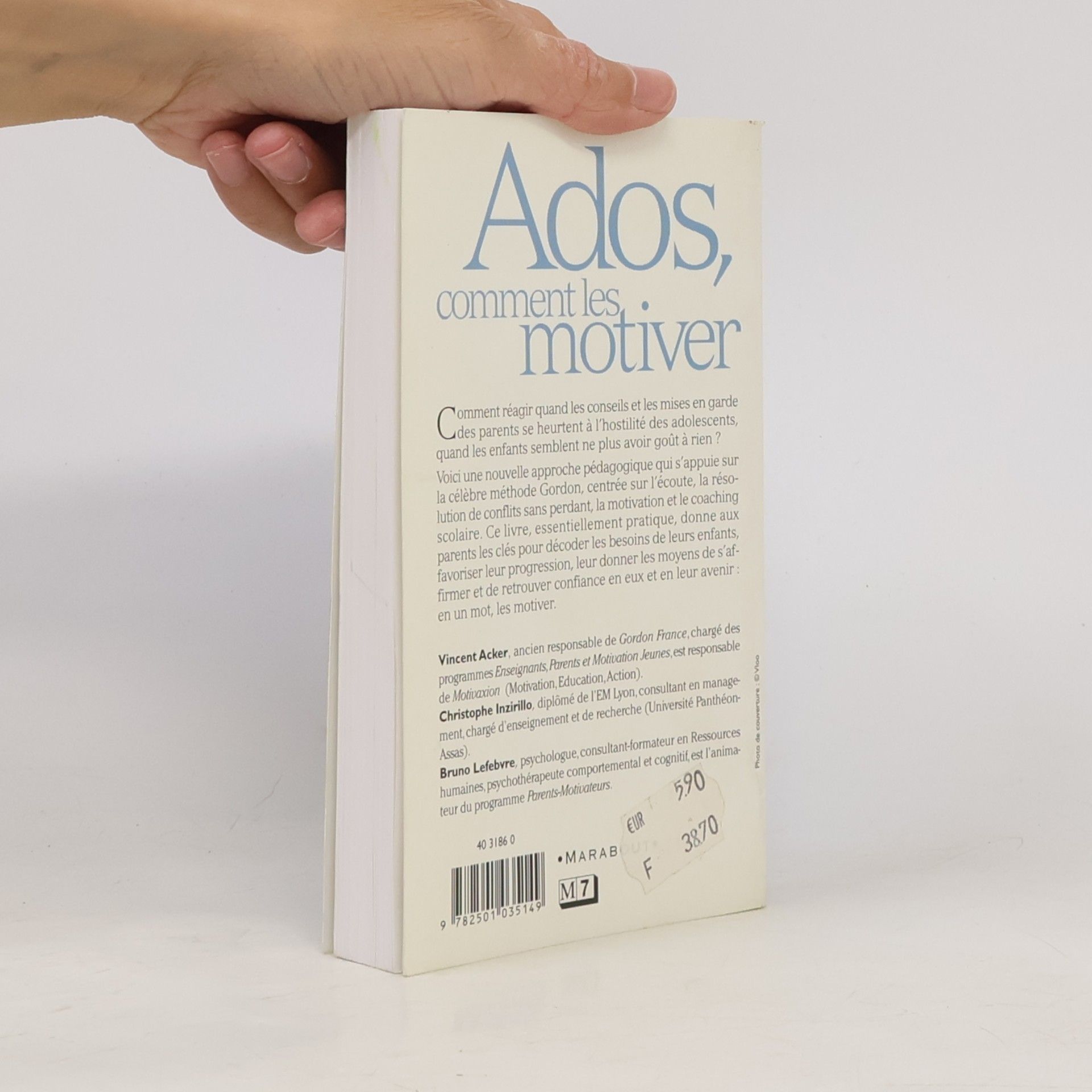 Vincent Acker Ados, comment les motiver
