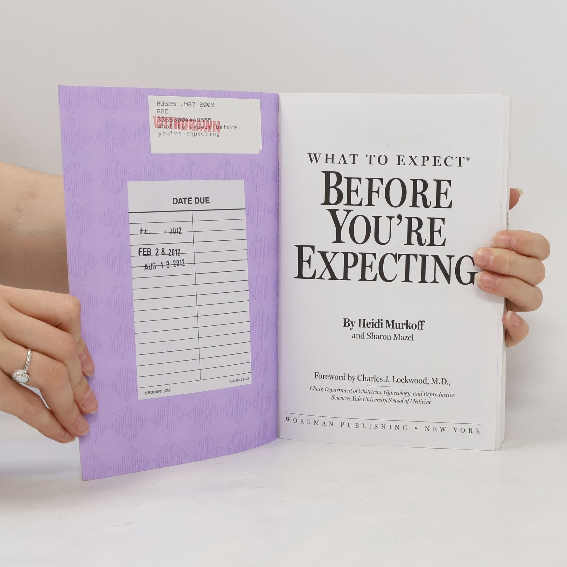 Heidi Murkoff What to Expect Before You're Expecting