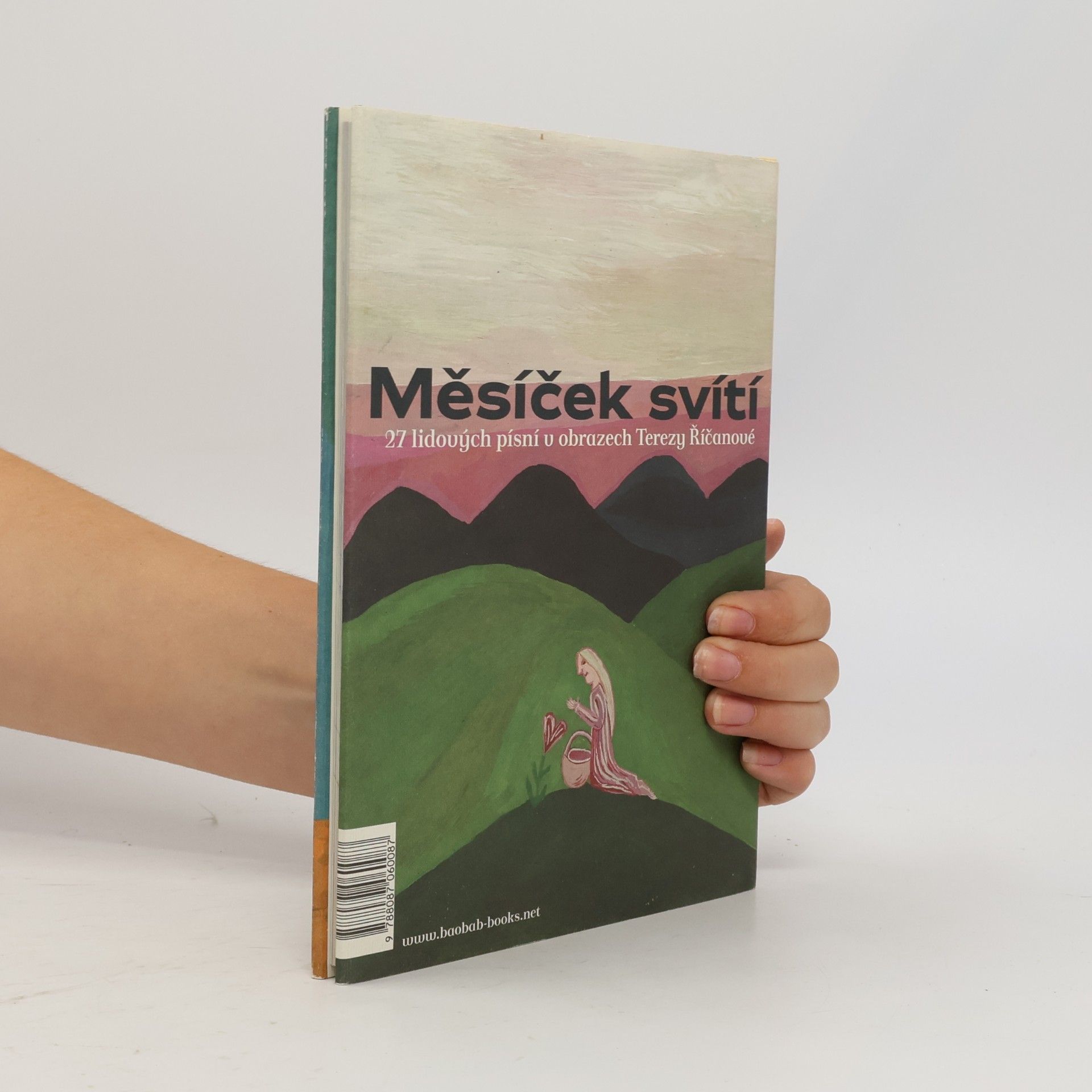 Tereza Říčanová Měsíček svítí. 27 lidových písní v obrazech Terezy Říčanové