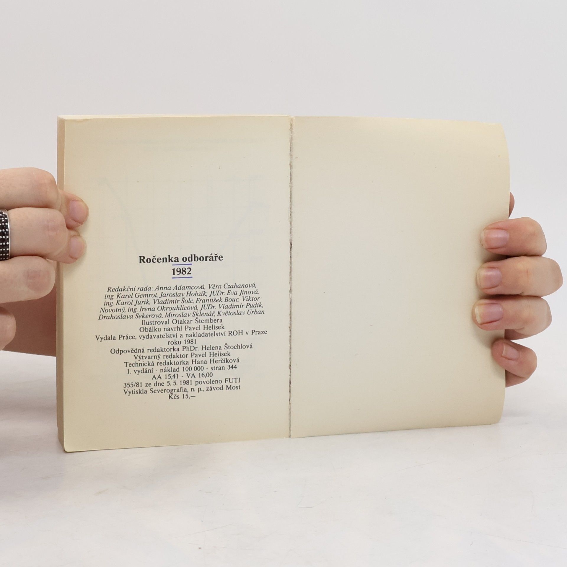 Autorenkollektiv Ročenka odboráře 1982