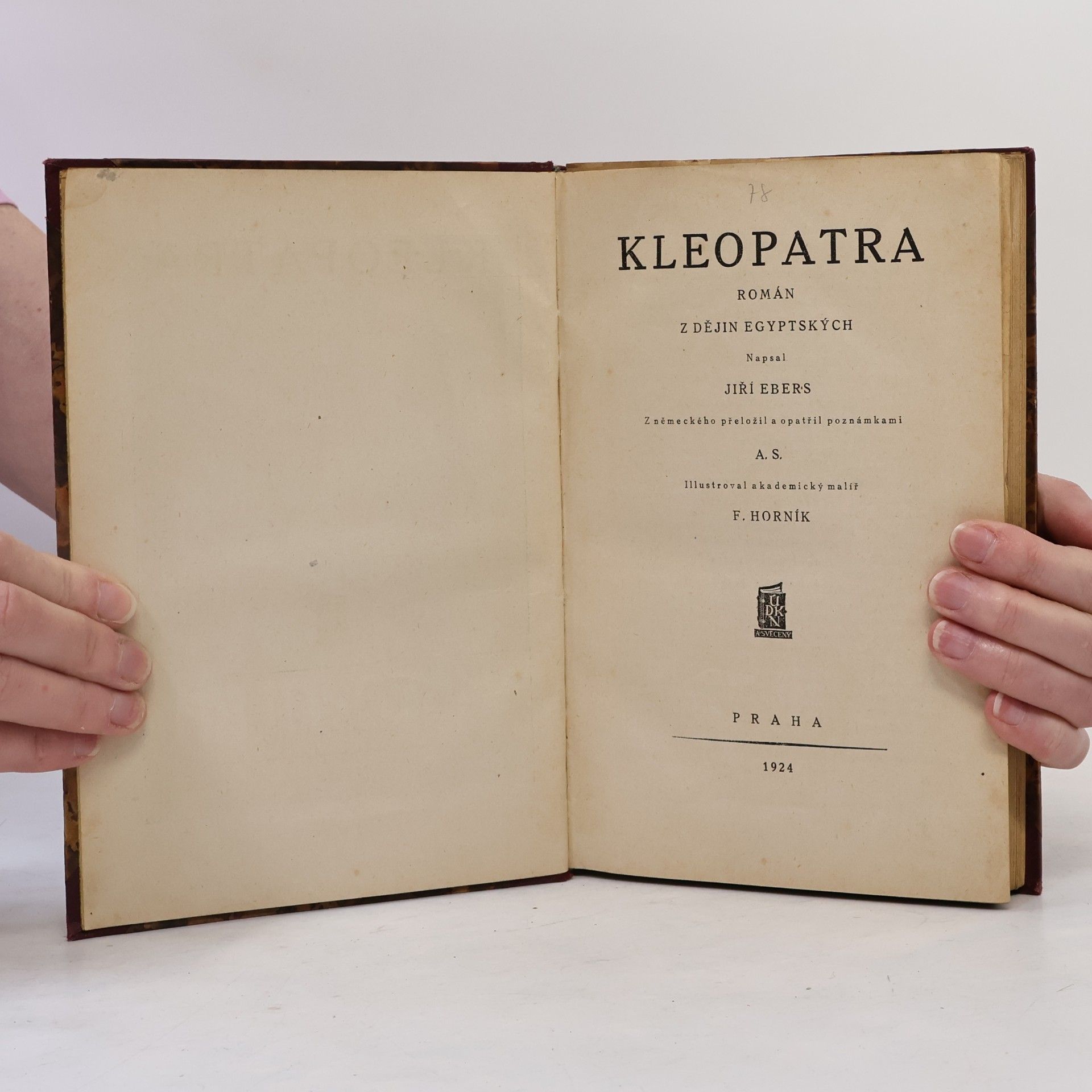 Ebers Jiří Kleopatra. Román z dějin egyptských