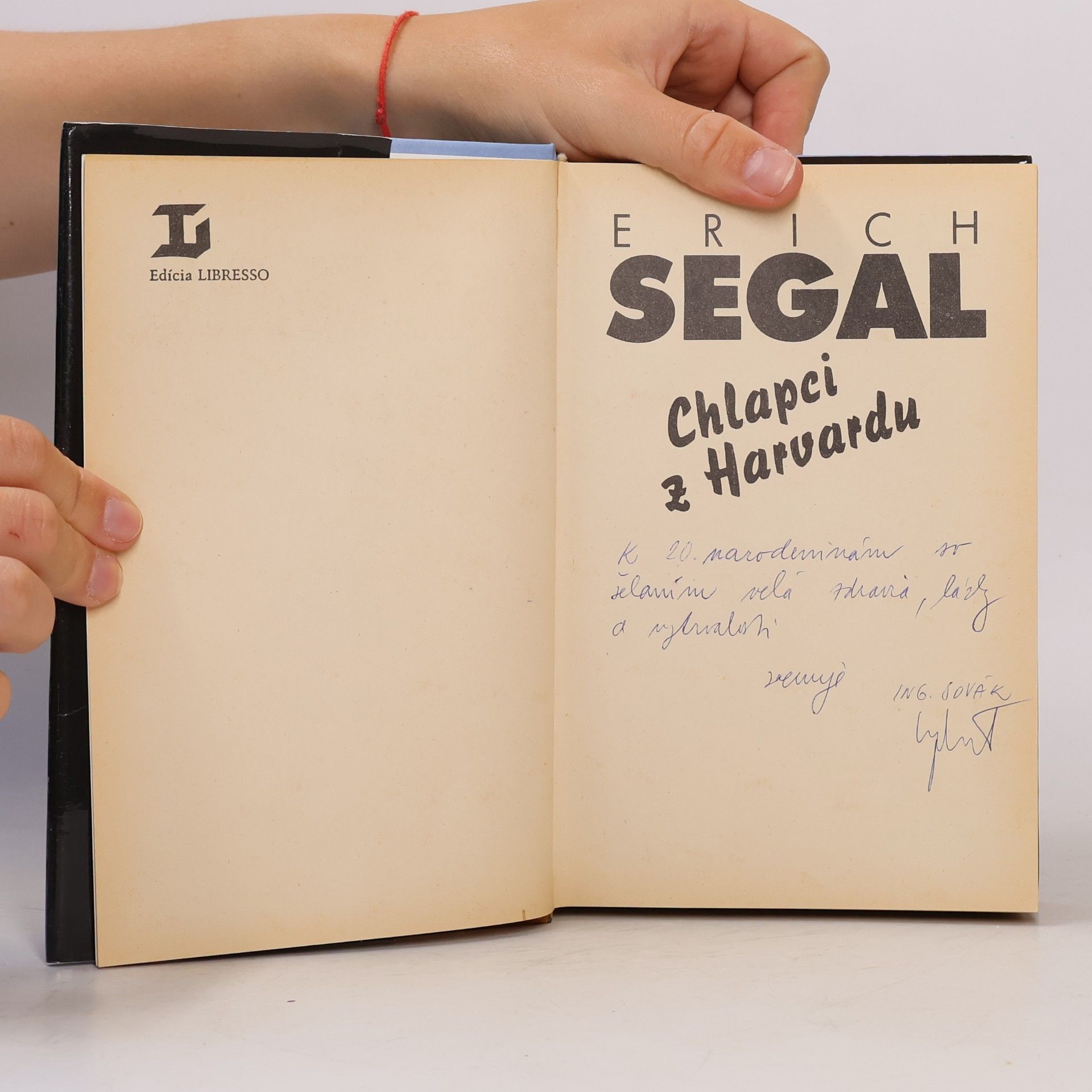 Erich Segal Chlapci z Harvardu