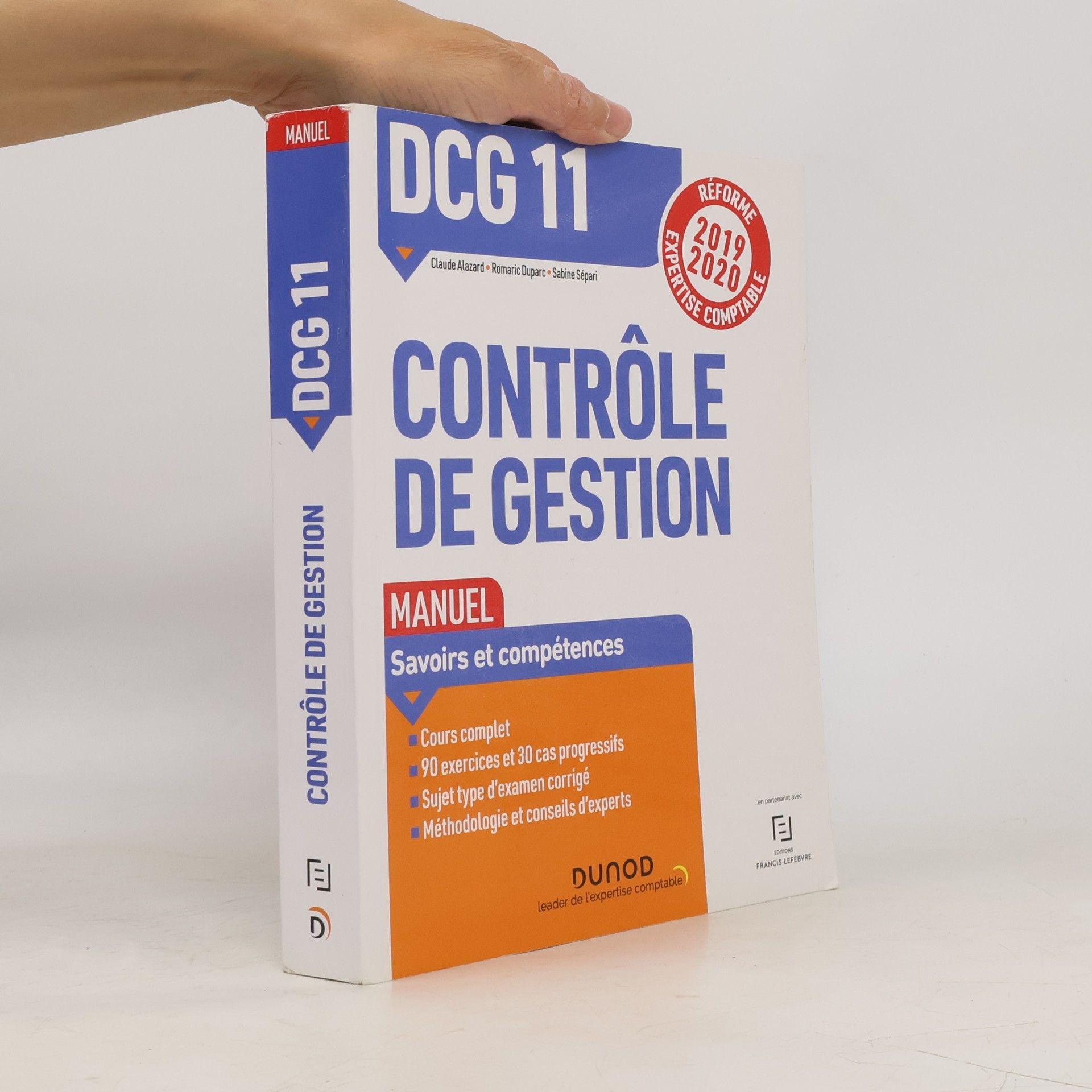 Romaric Duparc DCG 11 Contrôle de gestion - Manuel - Réforme 2019-2020