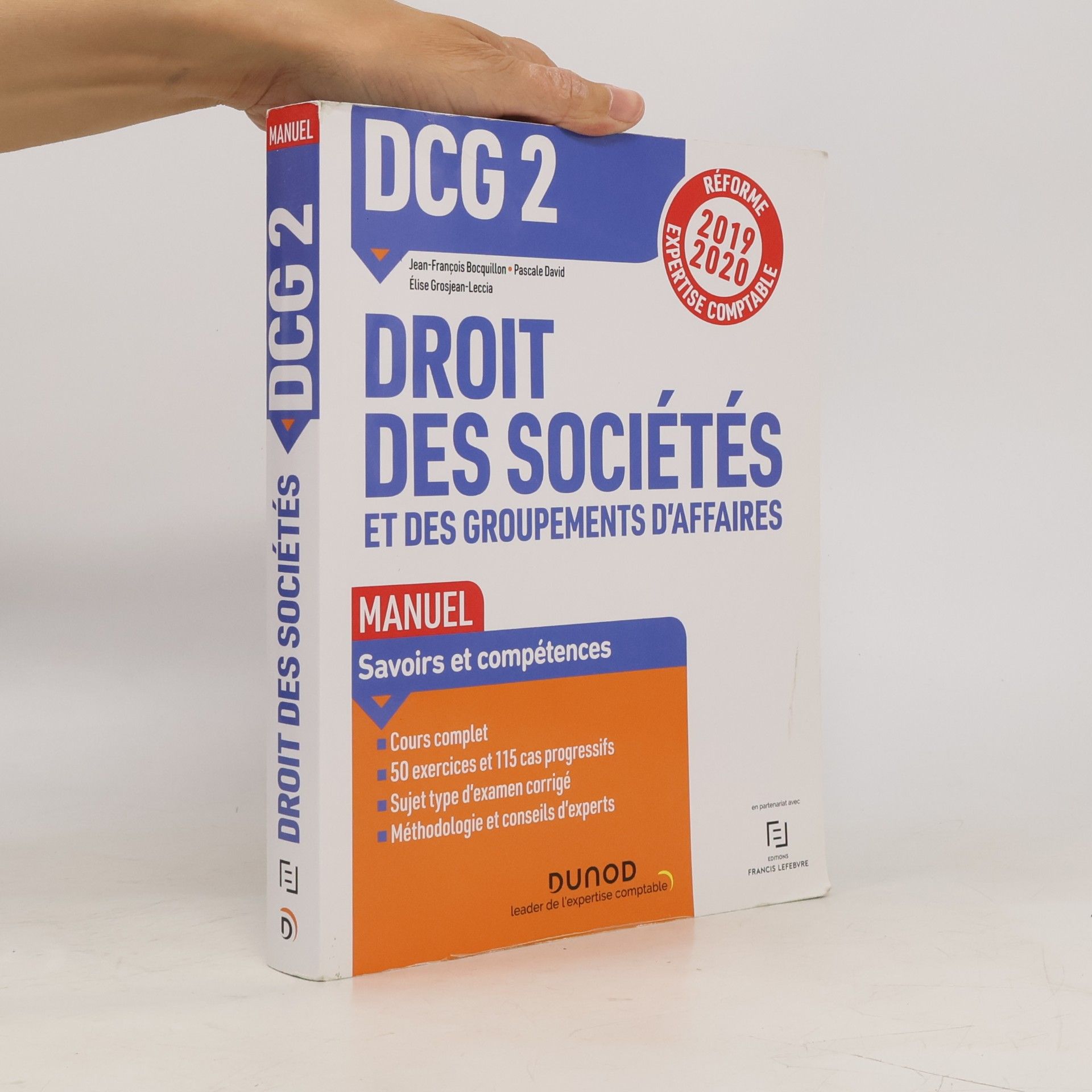 Pascale David DCG 2 Droit des sociétés et des groupements d'affaires - Manuel - Réforme 19/20