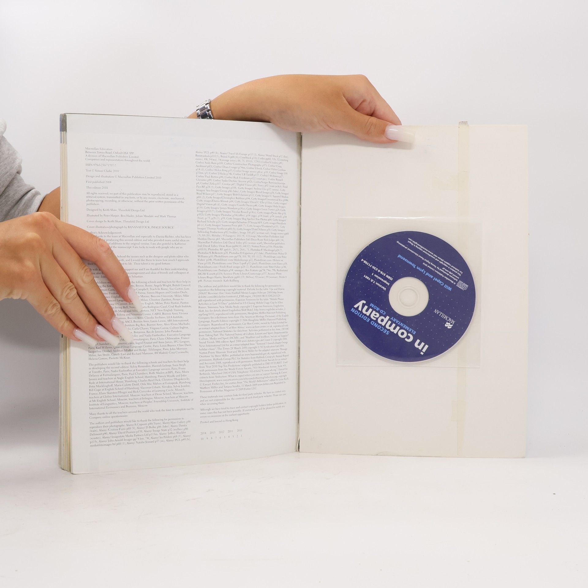 Simon Clarke In Company Second Edition: Elementary Student Book with CD-ROM, CEF Level A1-A2