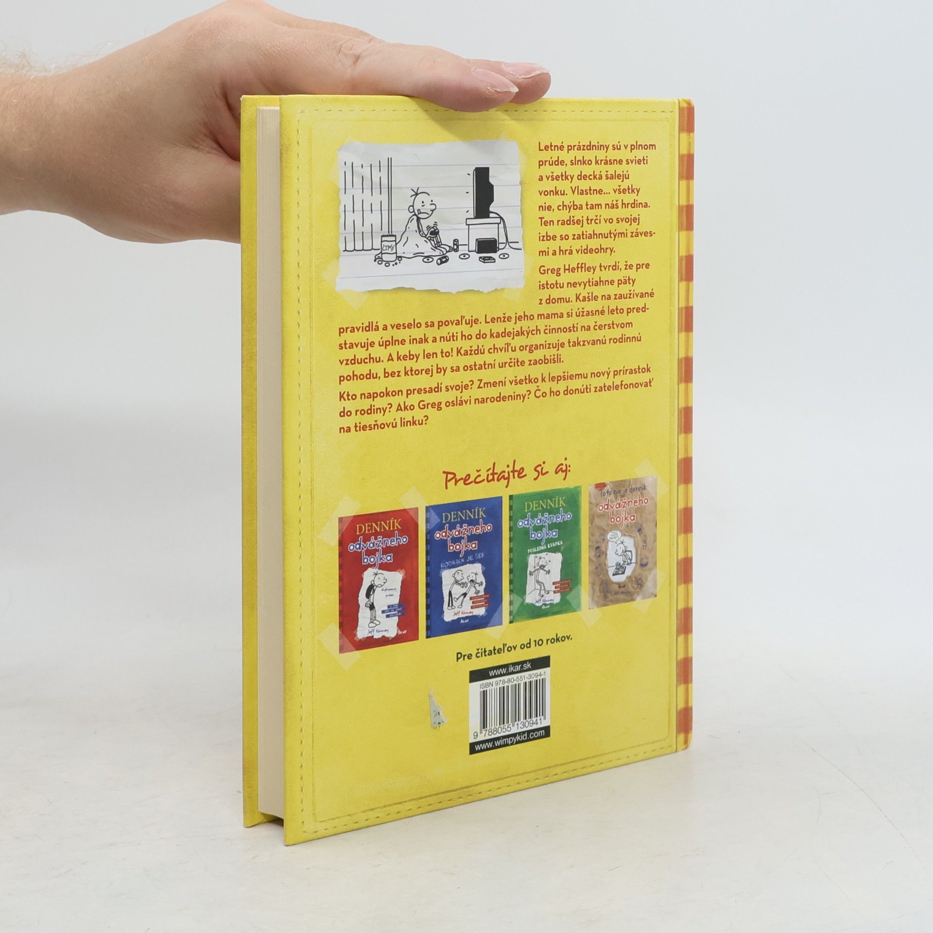 Jeff Kinney Denník odvážneho bojka 4: Prázdniny pod psa