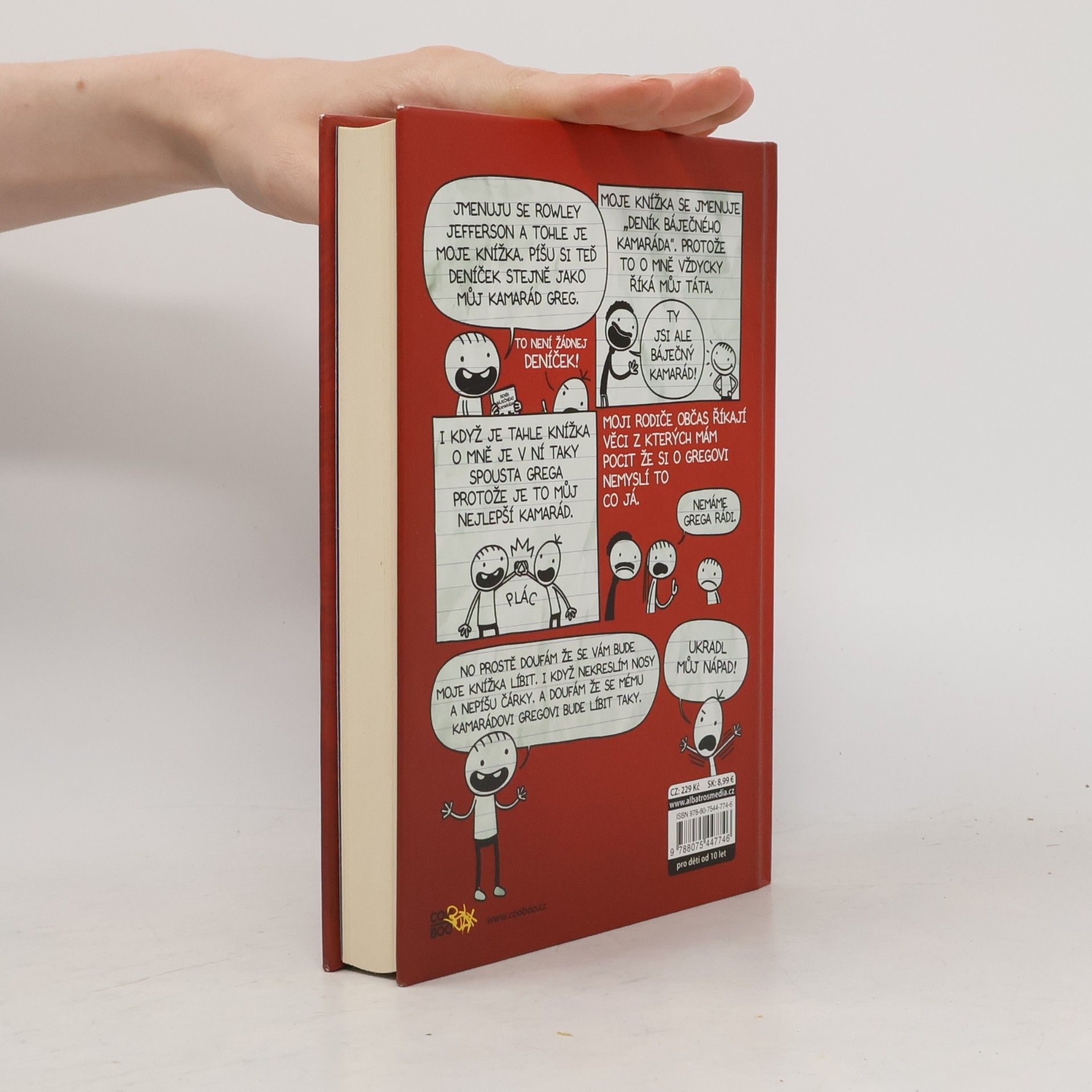 Jeff Kinney Deník báječného kamaráda. Píše Rowley Jefferson