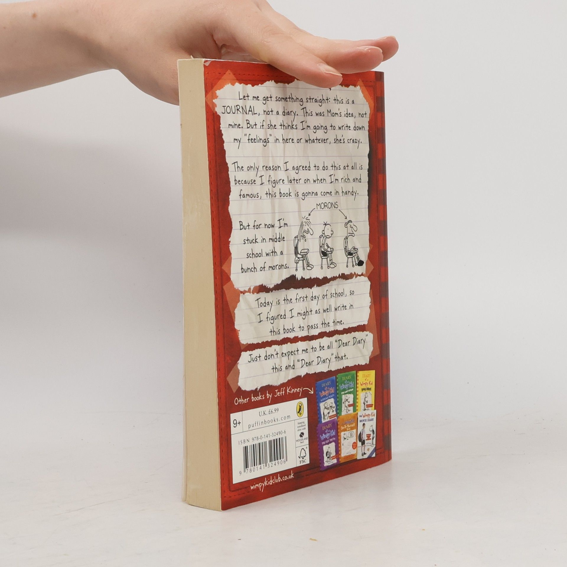 Jeff Kinney Diary of a Wimpy Kid 1
