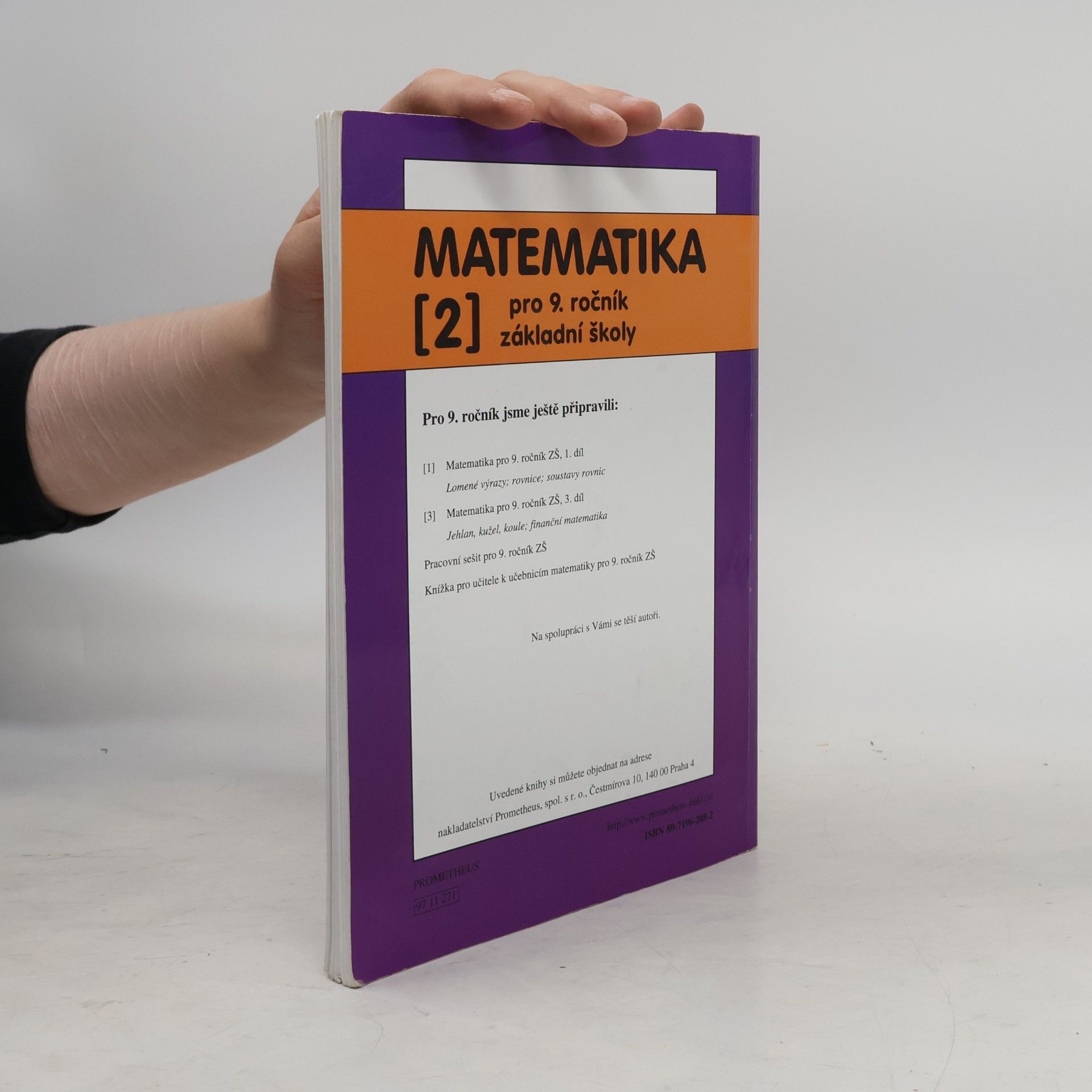Oldřich Odvárko Matematika pro 9. ročník základní školy. 2. Díl., Funkce. Podobnost. Goniometrické funkce